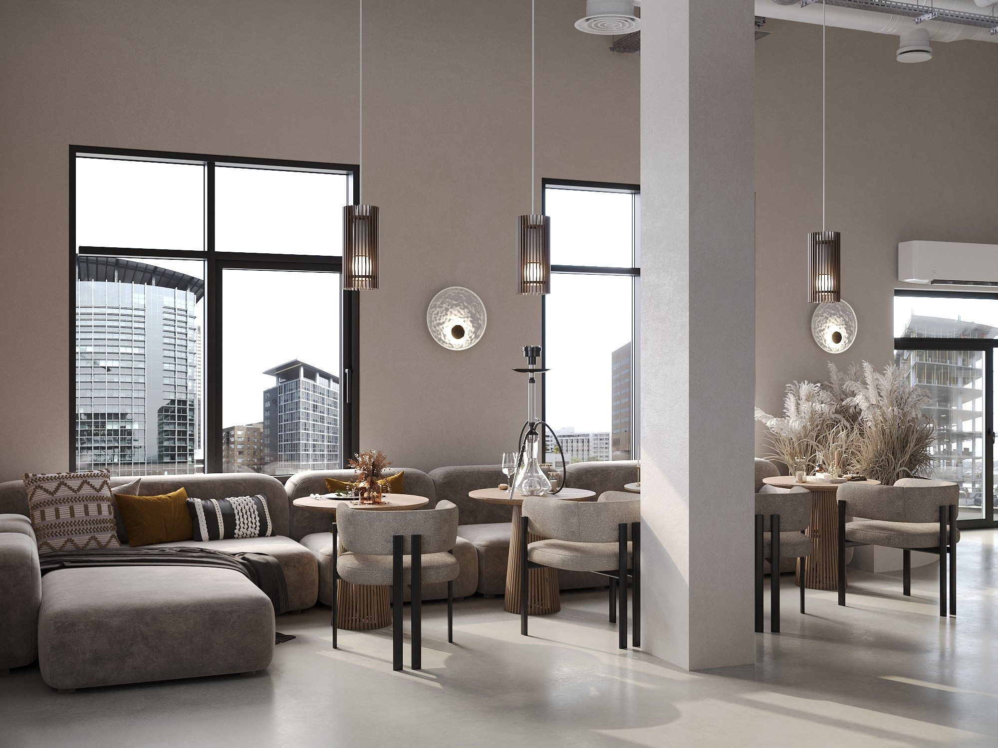 ЖК Ньютон комерческое помещение 138 м². БК студия дизайна интерьера