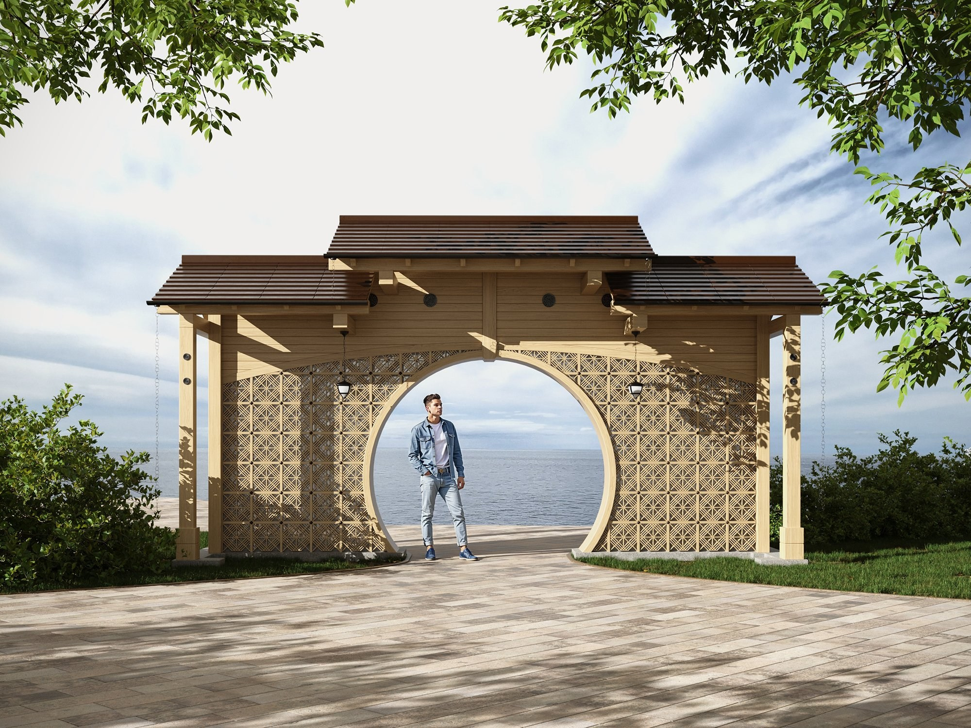 Exteriors. Architectural Visualization Studio ANVis3D