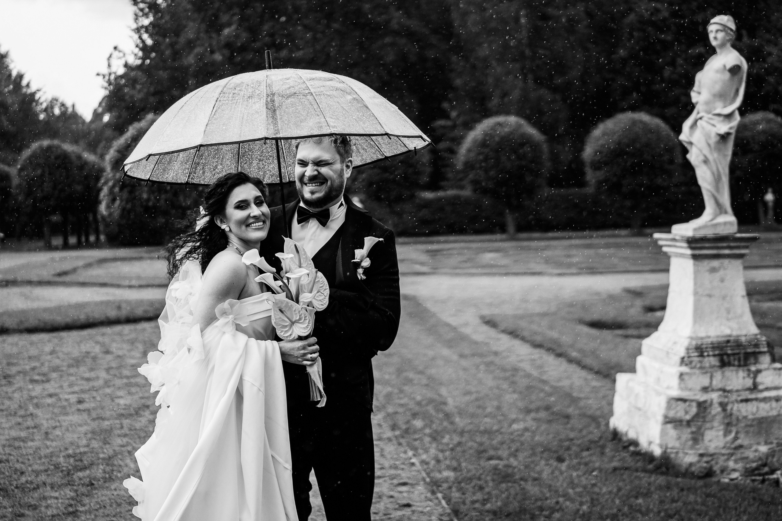 А что если дождь?. Свадебный фотограф Москва и МО