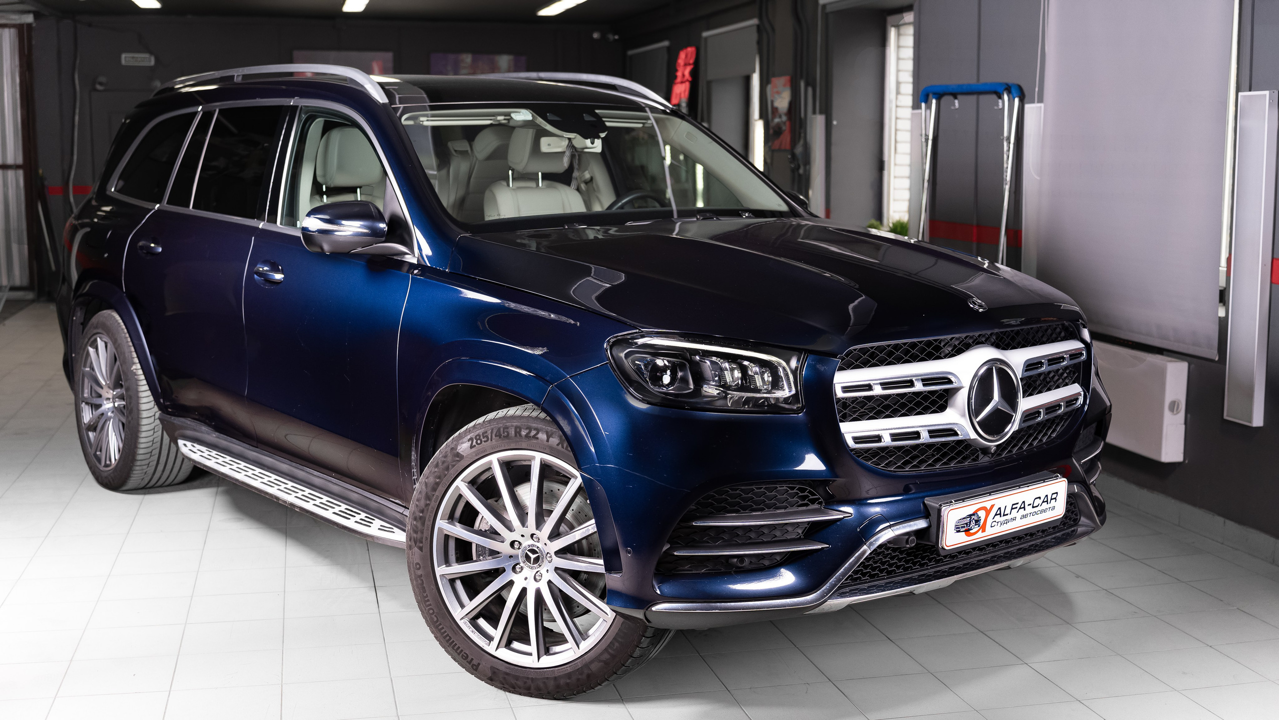 Mercedes GLS. Автомобильный фотограф в Санкт Петербурге. Евгений Коновалов