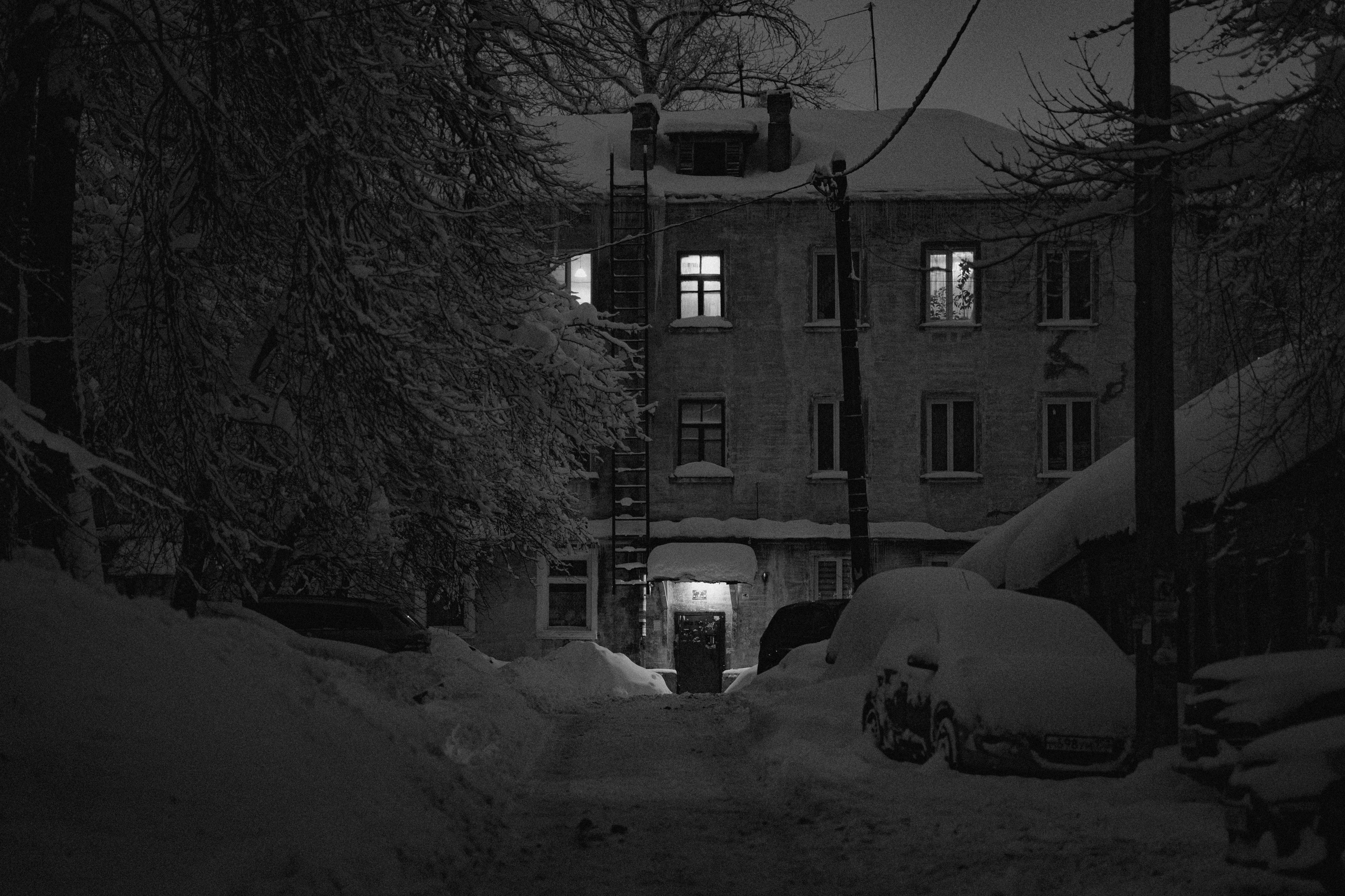 Город зимой. Фотограф Эльмира Лин