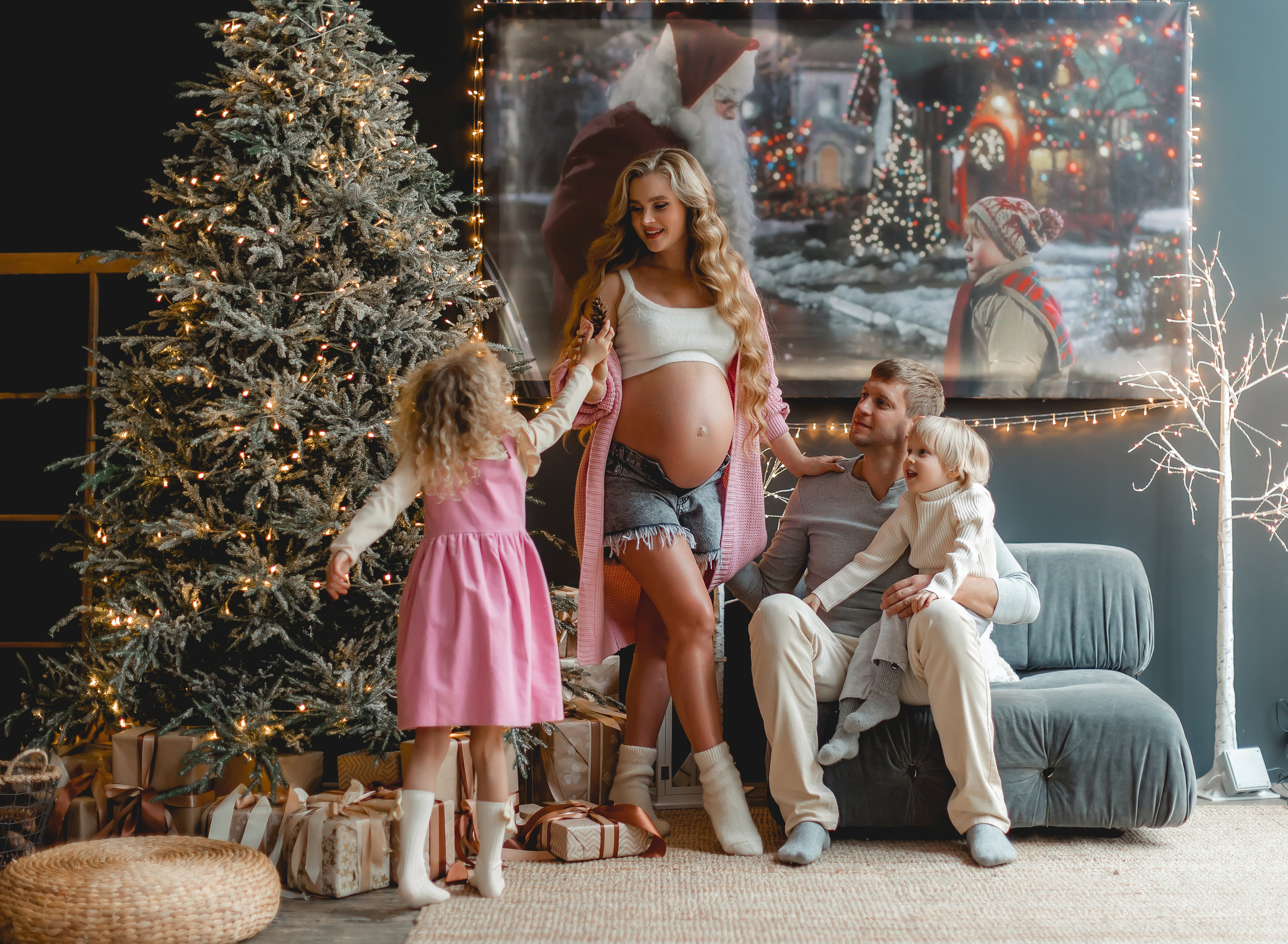 Новый год. Семейный фотограф в Москве Татьяна Болтиева