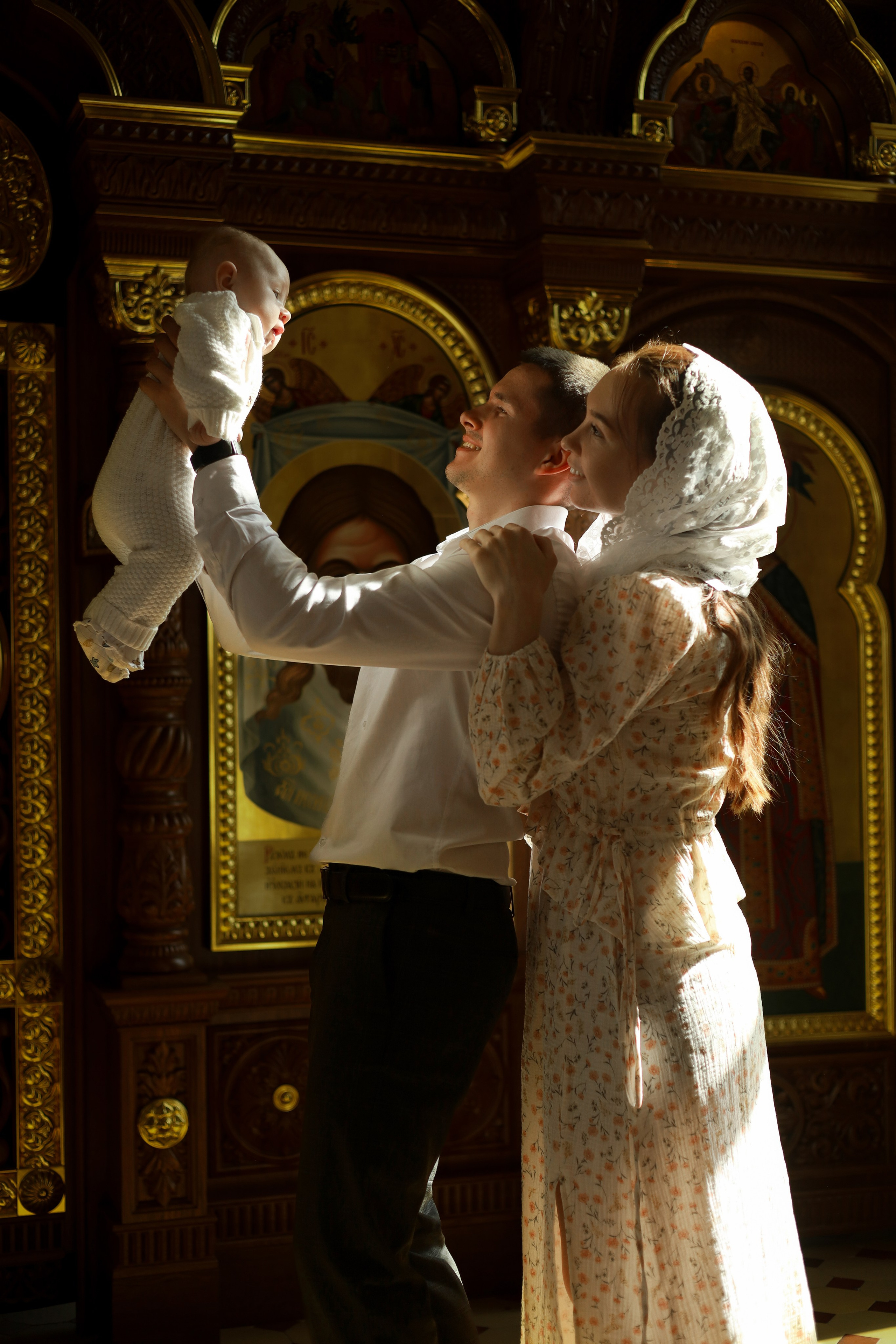 Таинство крещения. Фотограф новорожденных Саратов