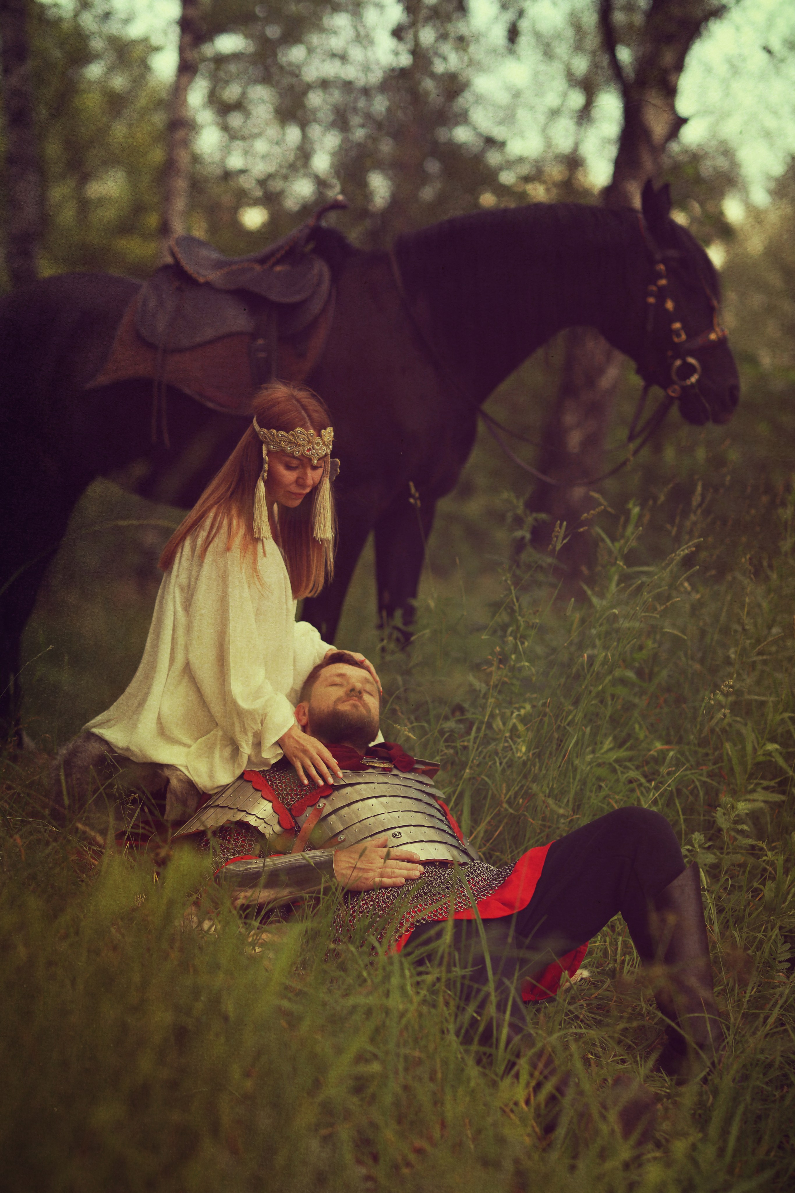 Семейная, love-story с лошадьми. Фотосессия с лошадьми