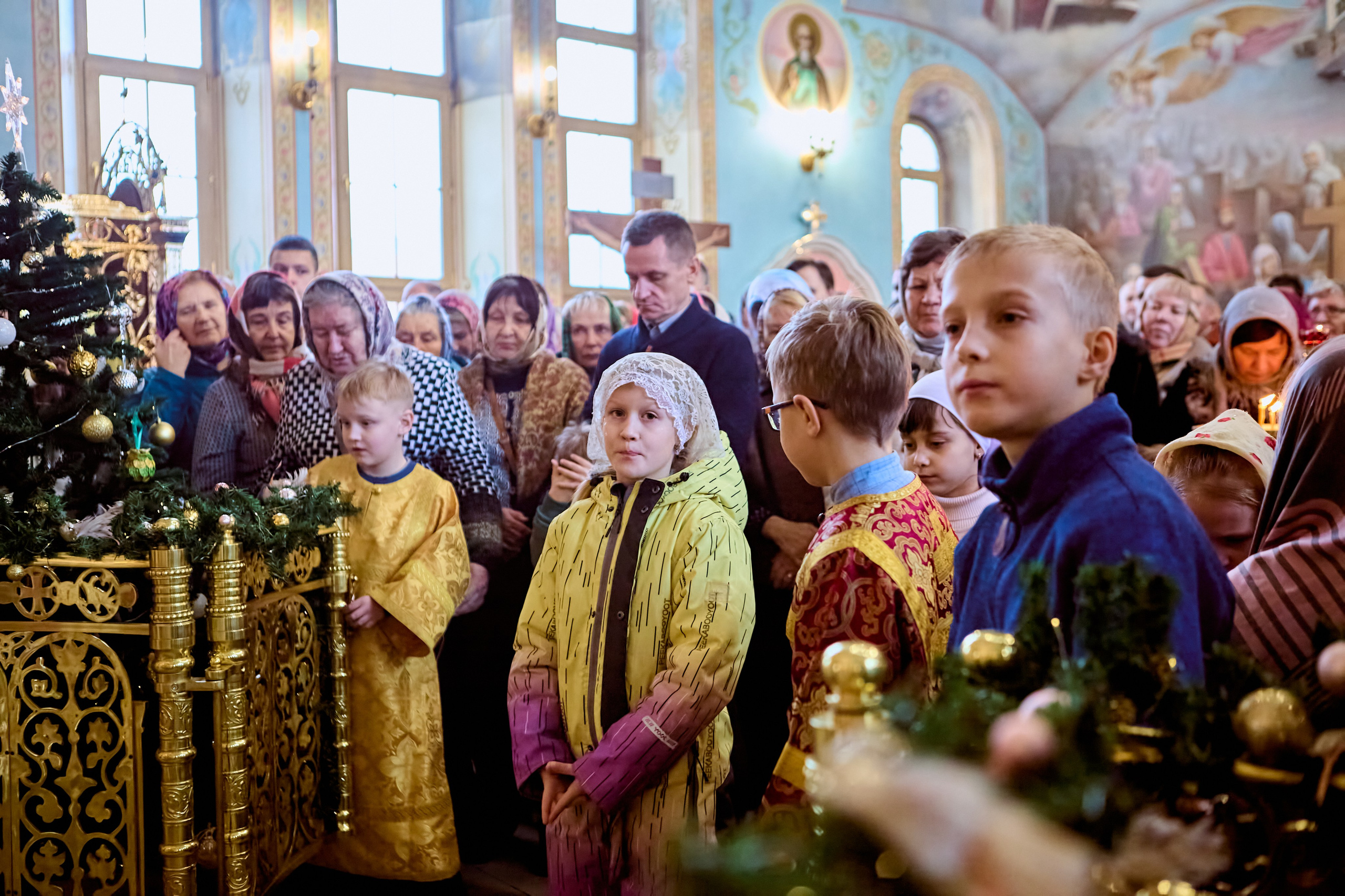 Фотографии во время богослужения