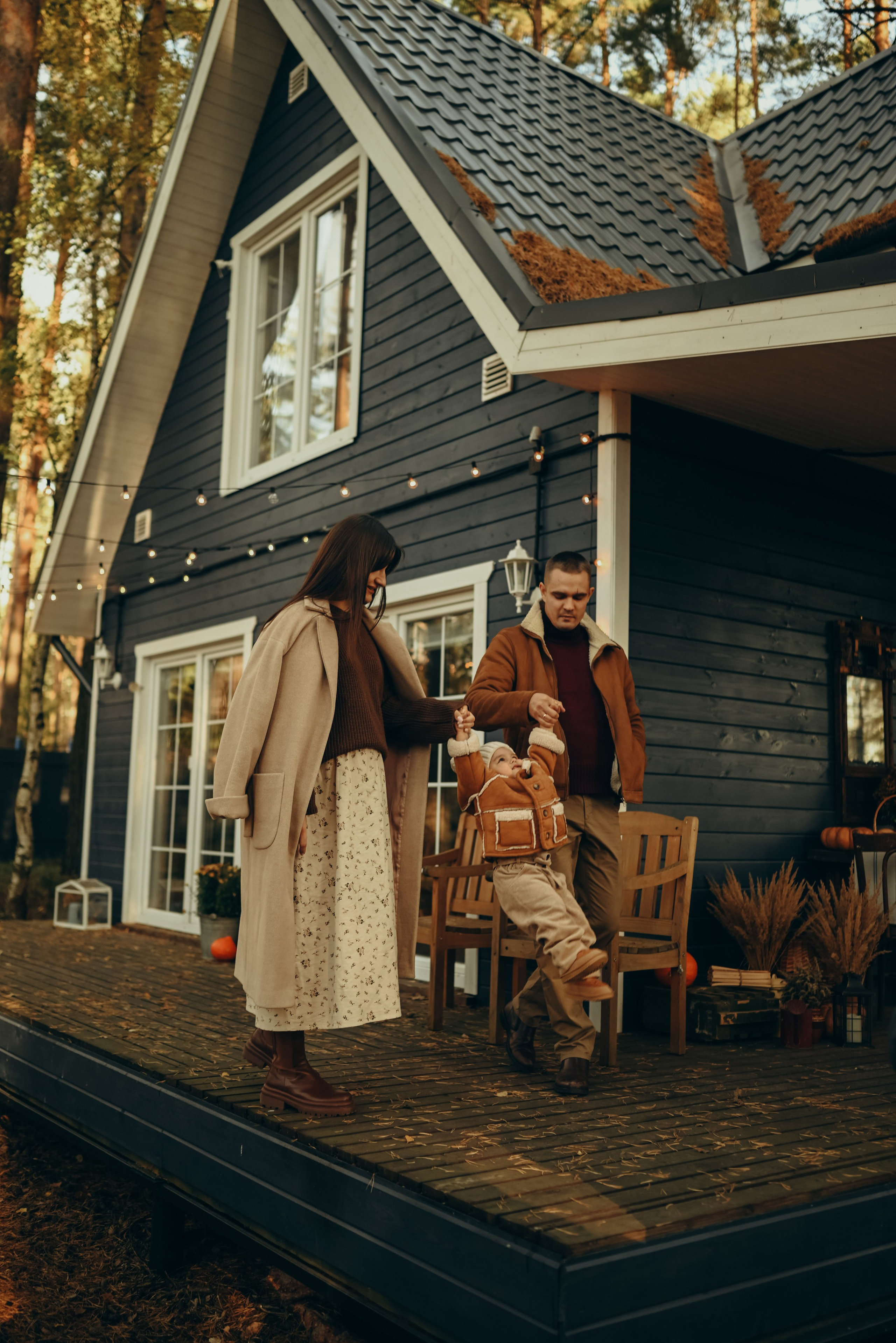 Дача осенью. Семейный фотограф в Москве Люберцах Ирина Вронская
