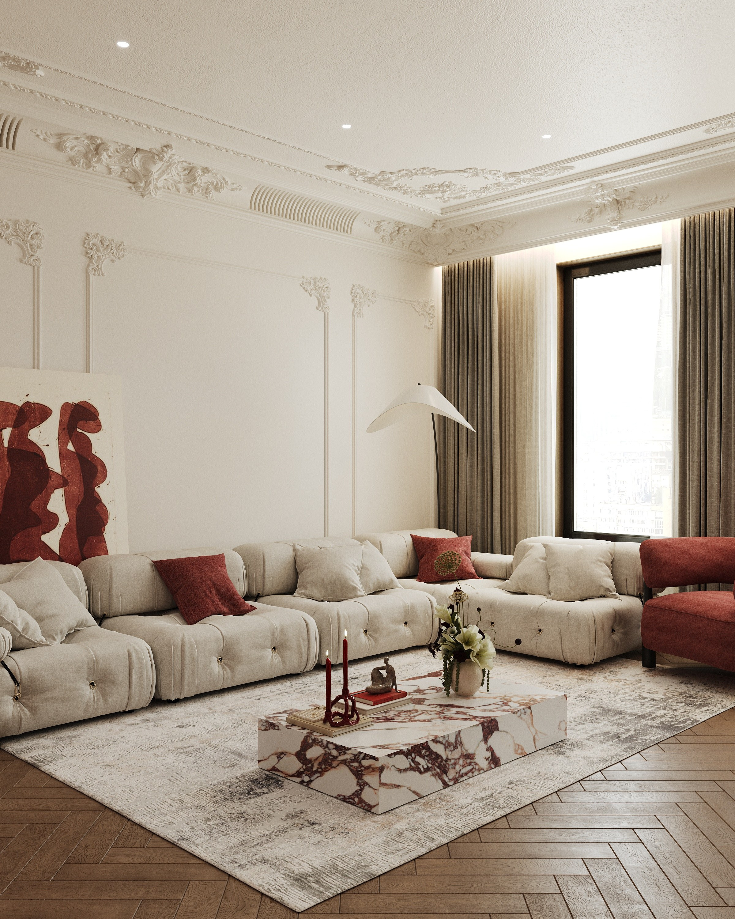 ЖК Легенда Московский/ Санкт-Петербург/ 77кв м. Ксения Барабаш дизайнер интерьера в Санкт-Петербурге