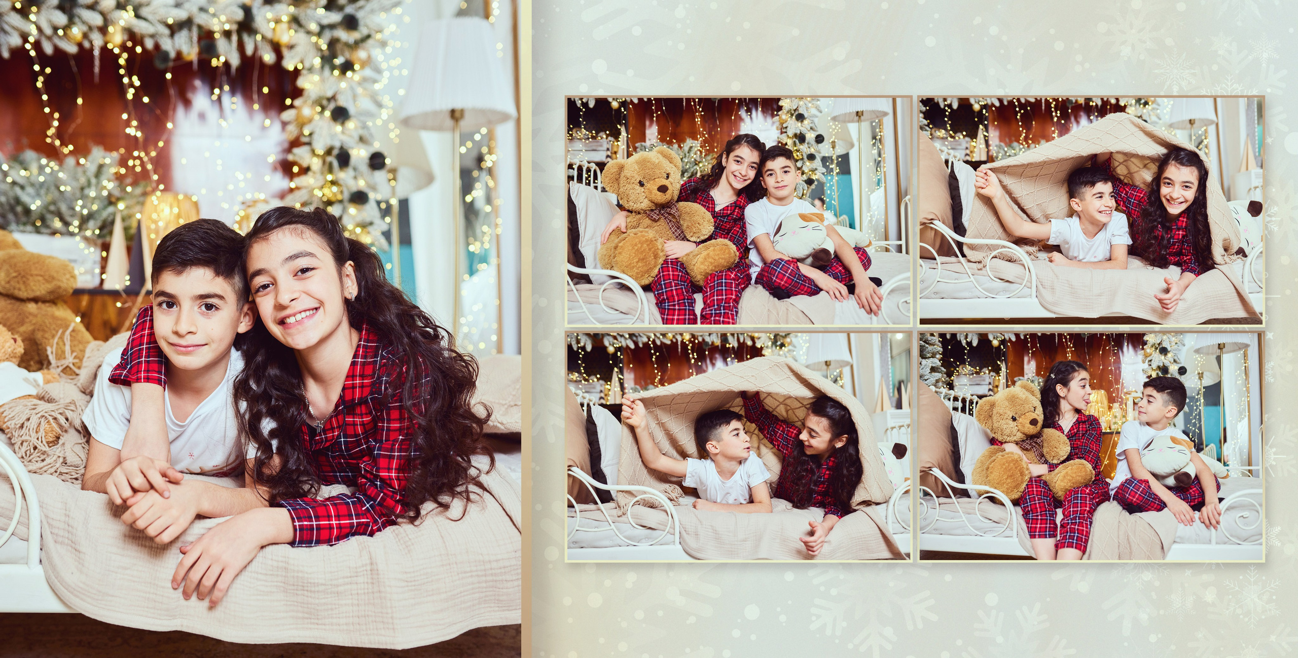 Красивая семья с тремя детками. Фотохудожник Наталия Кирсанова