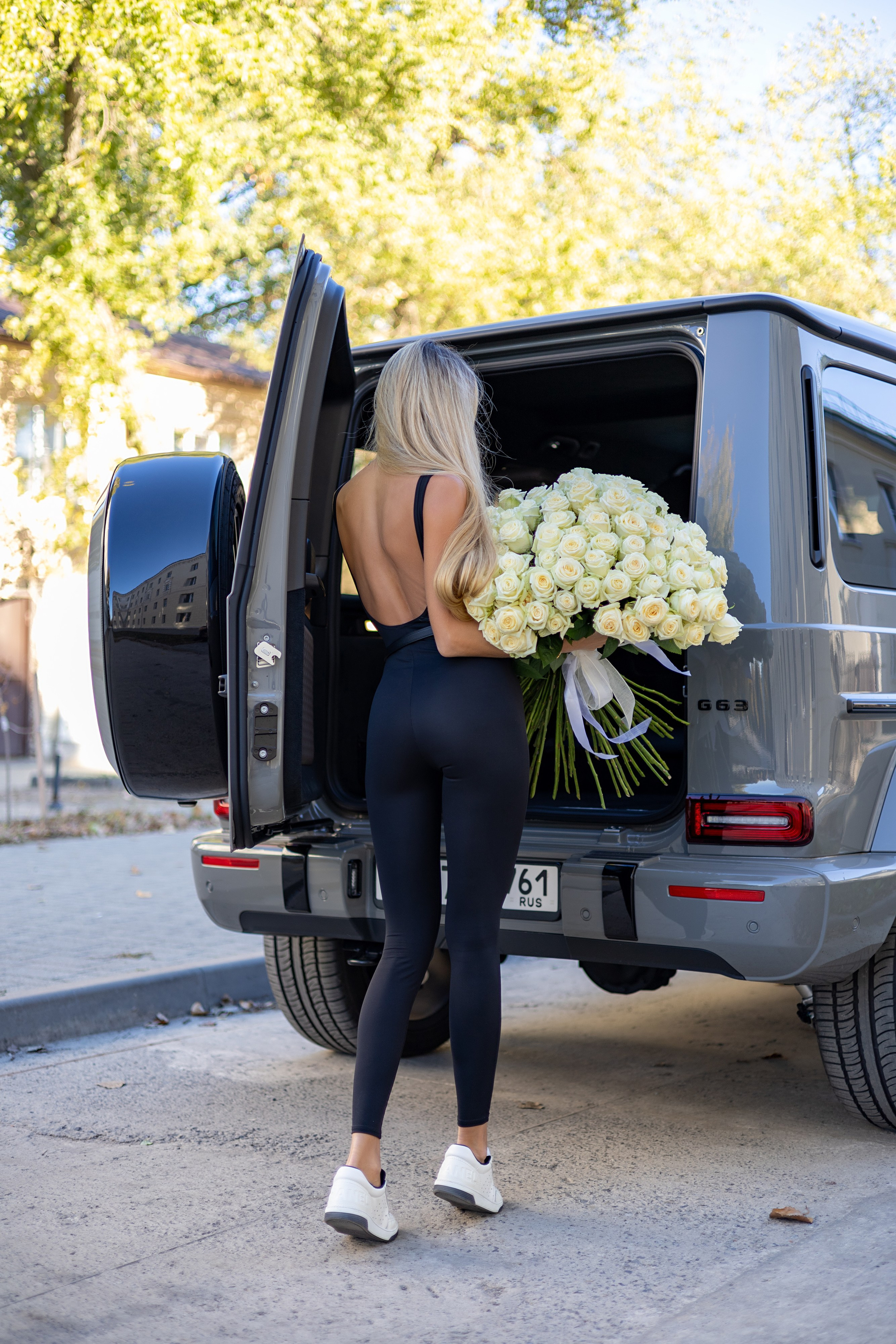 Съемки на улице. Анна Злищева