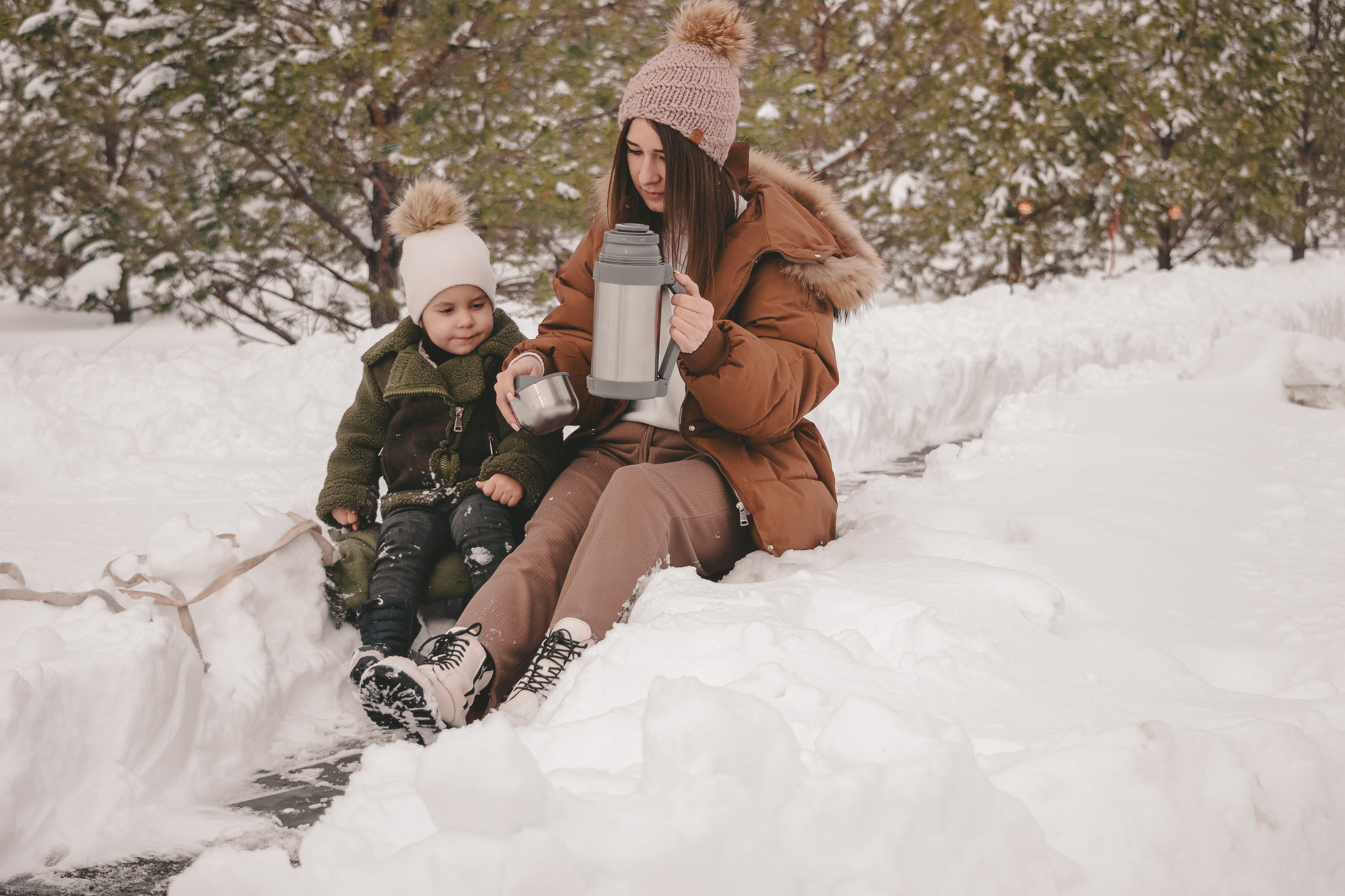 Однажды морозным утром. Семейный и женский фотограф в Краснодаре Анастасия Приймак