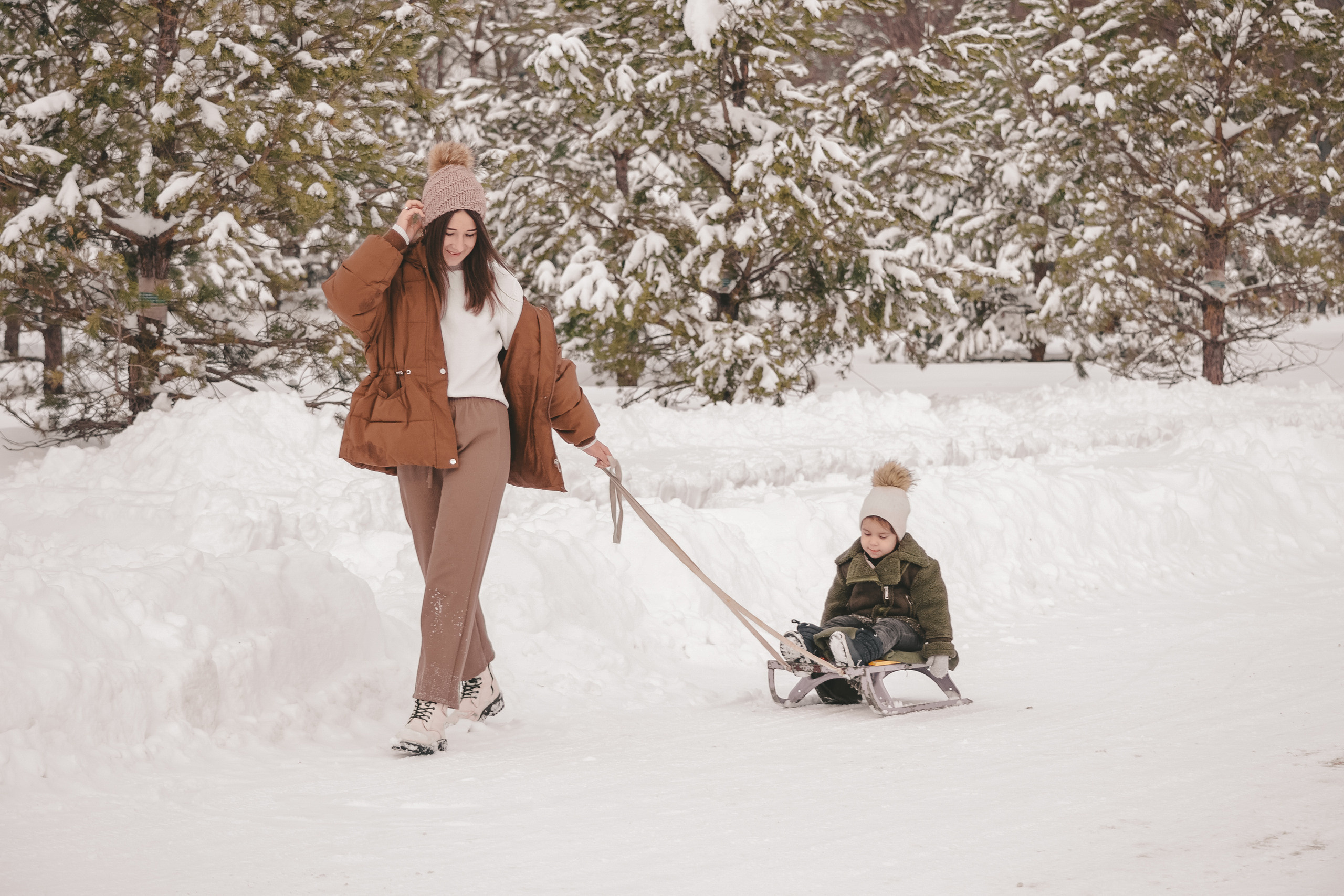 Однажды морозным утром. Семейный и женский фотограф в Краснодаре Анастасия Приймак
