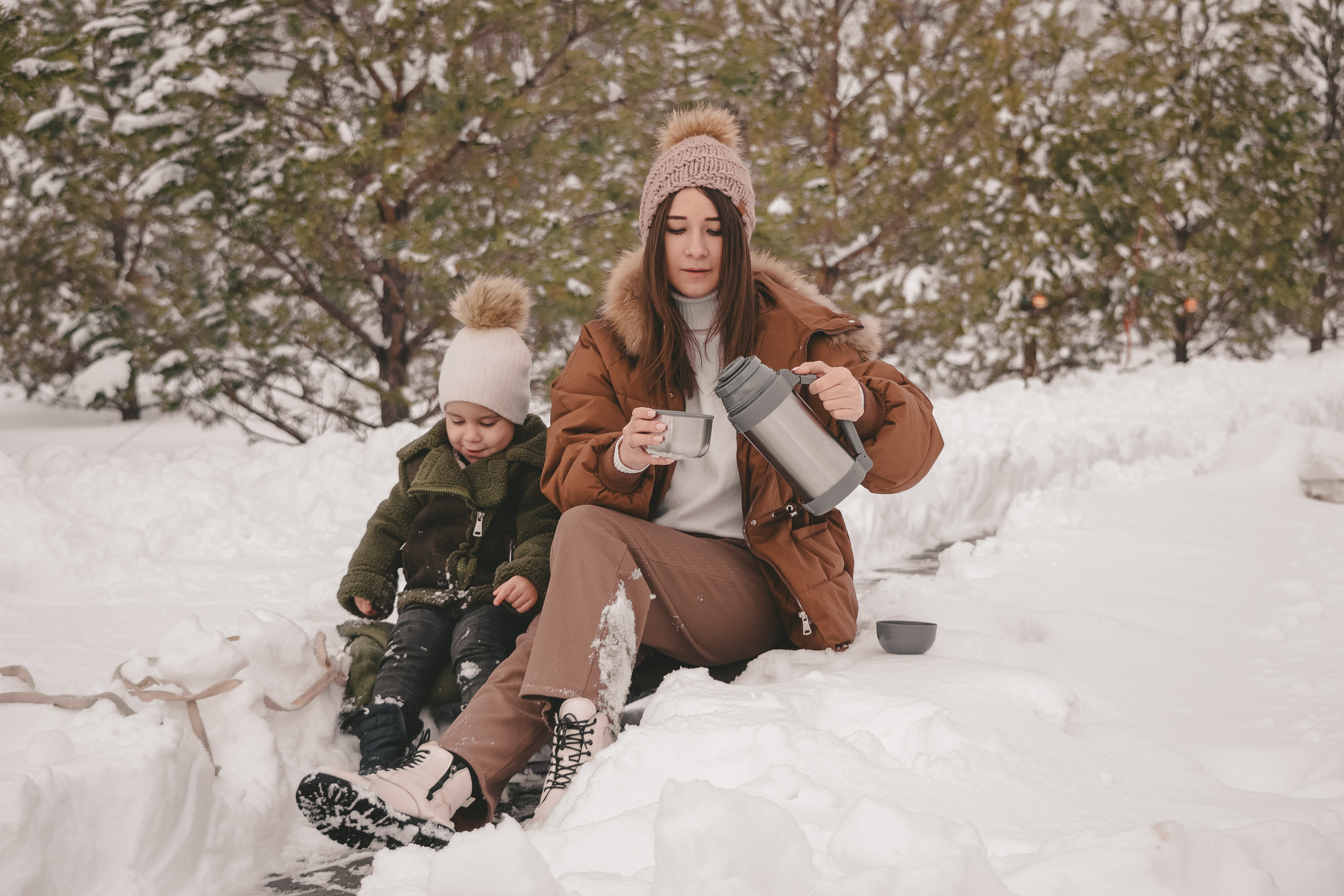 Однажды морозным утром. Семейный и женский фотограф в Краснодаре Анастасия Приймак