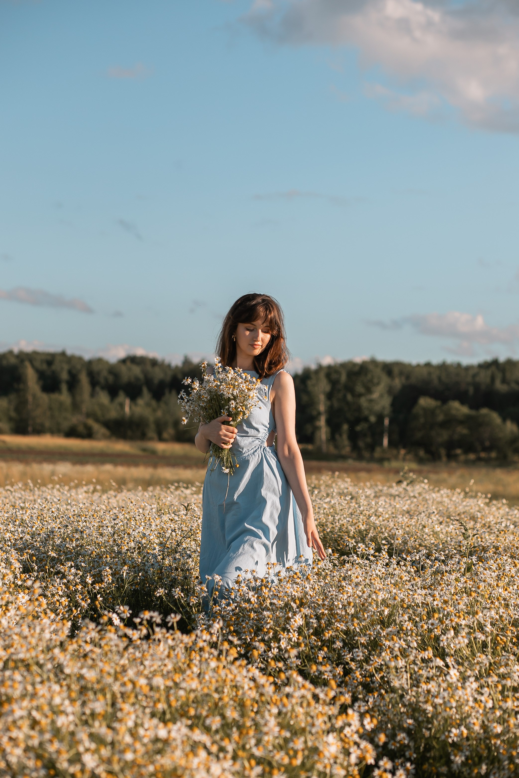 Оксана. Фотодень в ромашках. Свадебный и семейный фотограф в Колпино и СПб Юлия Папанова