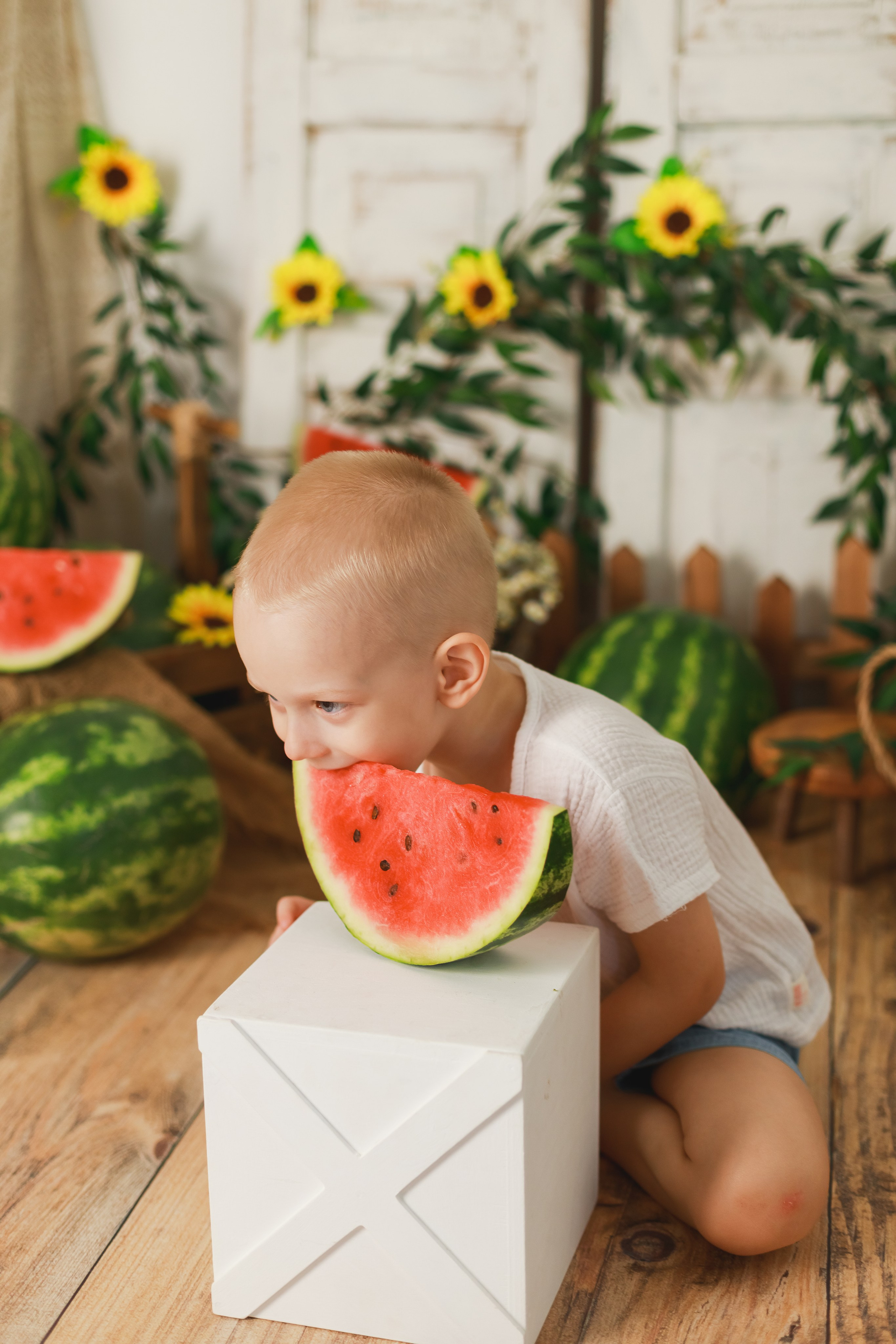 Арбузный фотопроект. Детский и семейный фотограф в Краснодаре Альбина Морозова