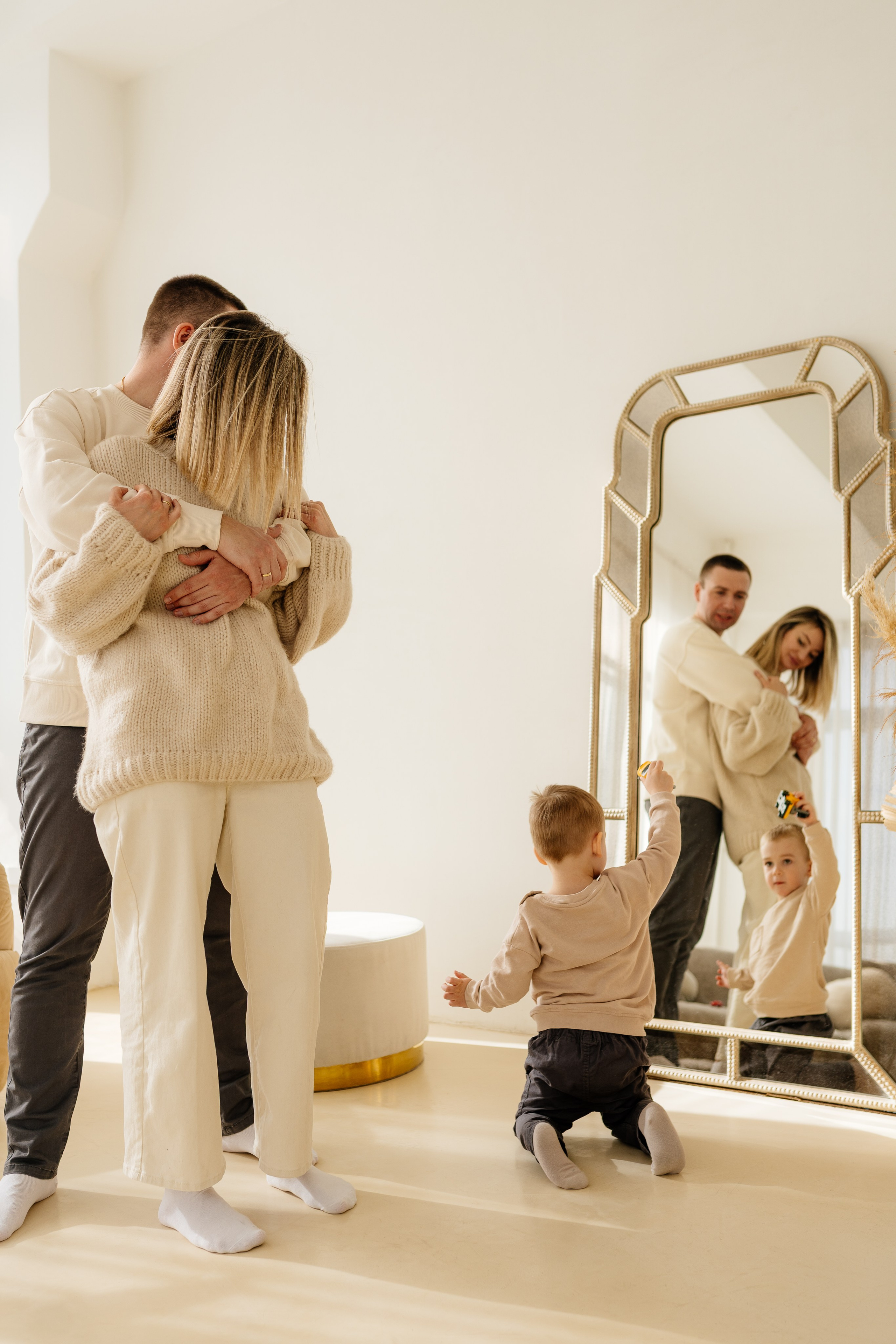 Ольга, Дмитрий и Ваня. Свадебный фотограф в Москве Анна Полушина