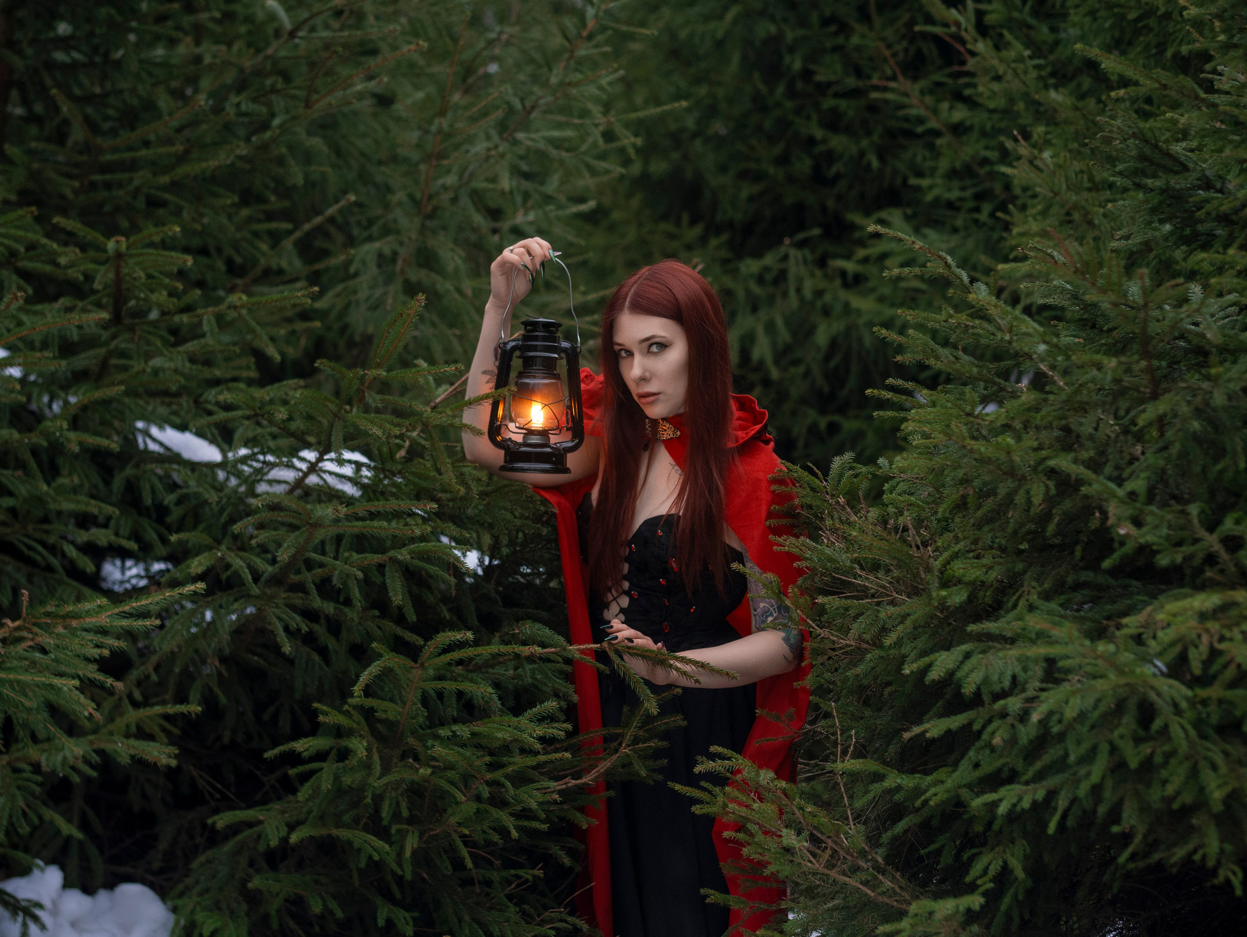 Лина и лис Мигель. Арт фотограф, женский фотограф Москва