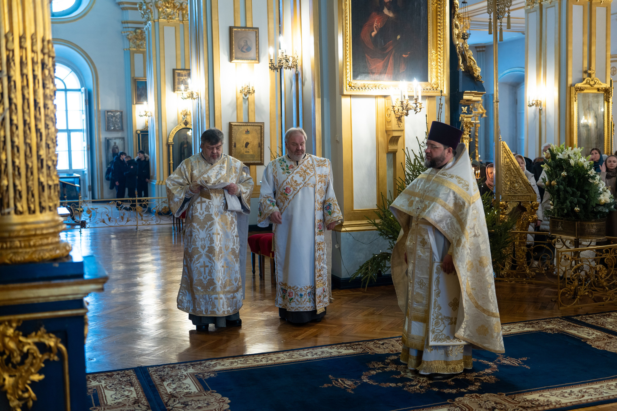 Неделя 31-я по Пятидесятнице, по Рождестве Христовом. Попразднство Рождества Христова. Правв. Иосифа Обручника, Давида царя и Иакова. НИКОЛО-БОГОЯВЛЕНСКИЙ МОРСКОЙ СОБОР