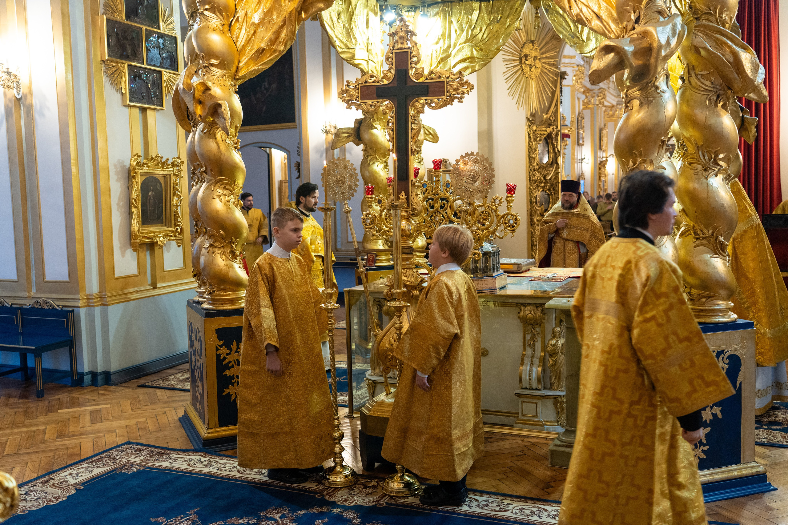 Неделя 30-я по Пятидесятнице, пред Рождеством Христовым, святых отец. Предпразднство Рождества Христова. Вмц. Анастасии Узорешительницы. НИКОЛО-БОГОЯВЛЕНСКИЙ МОРСКОЙ СОБОР