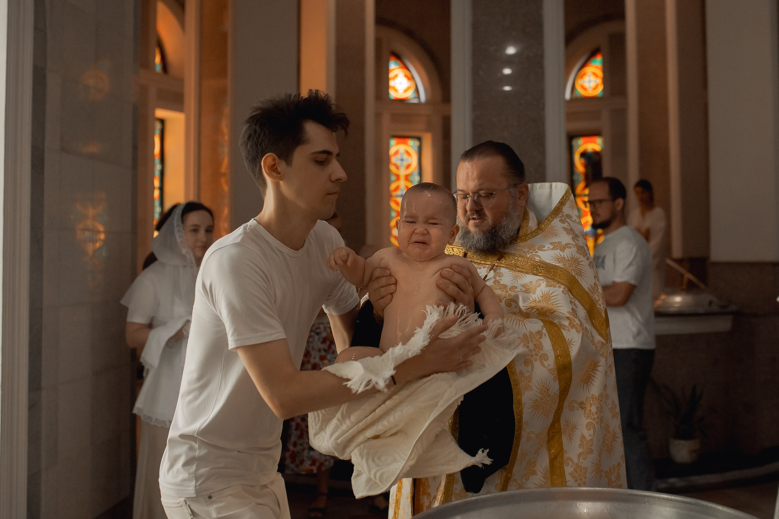 Крещение Марка. Фотограф на Крещение и Венчание в Ташкенте