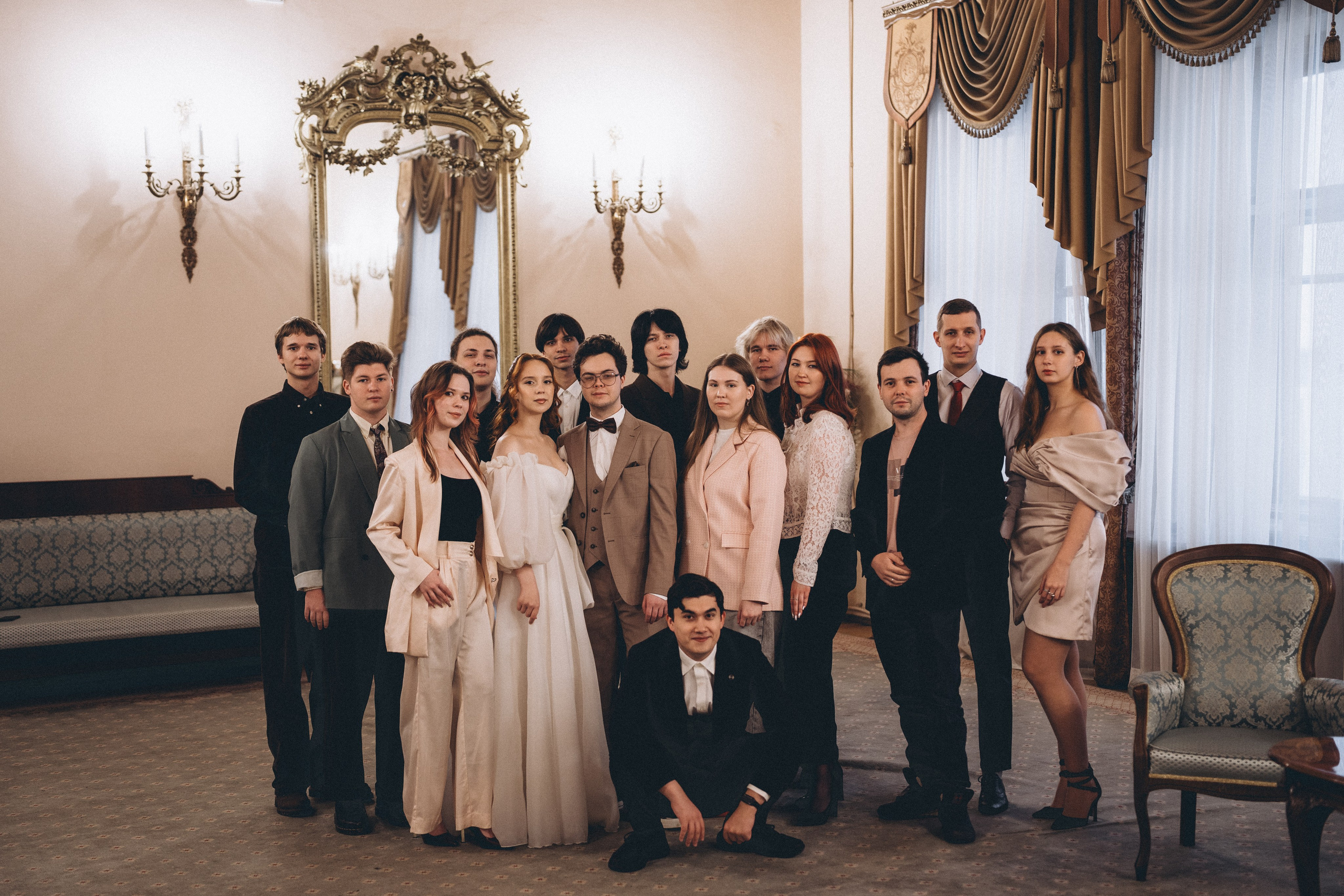 СВАДЕБНАЯ СЬЕМКА ВО ВТОРОМ ДВОРЦЕ С ГОСТЯМИ И ПРОГУЛКА В ТАВРИЧЕСКОМ САДУ. Профессиональный фотограф, Санкт-Петербург — Виктория Богомолова