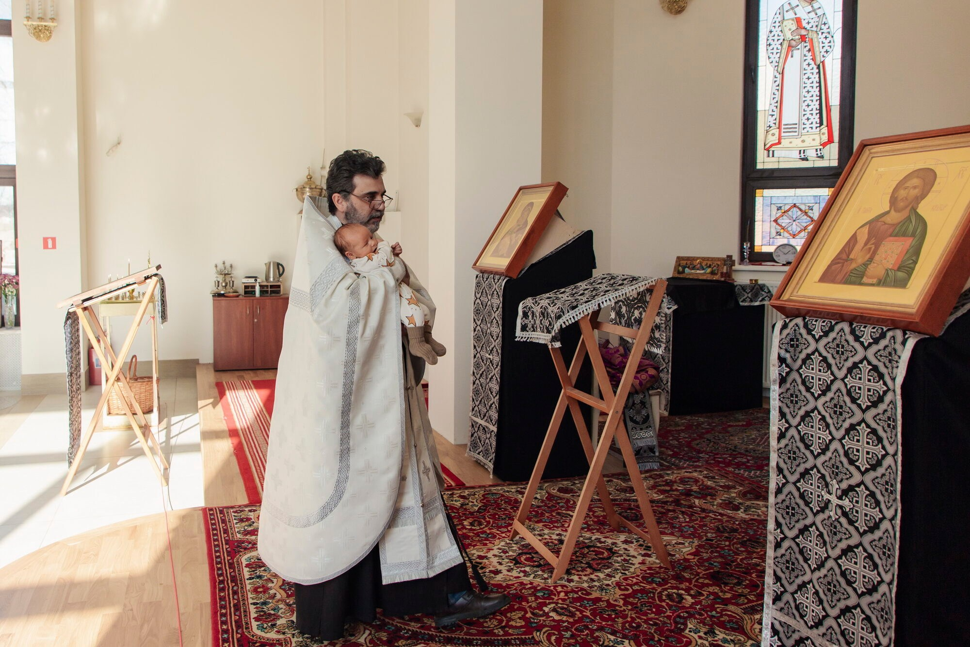 Крещение Храм святой великомученицы Варвары. Фотограф на крещение в Санкт Петербурге