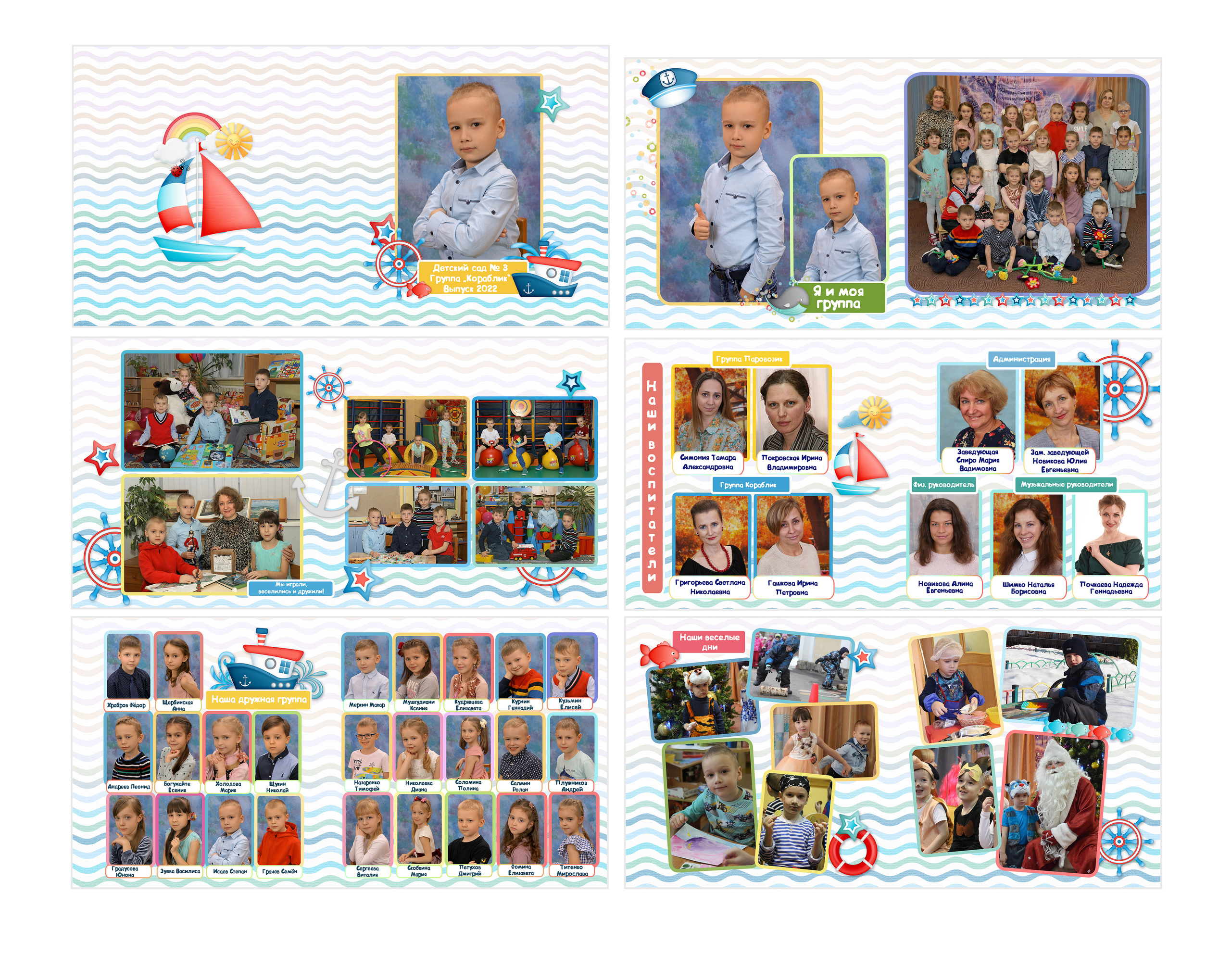 Фотоальбомы для детского сада. Профессиональная фотография и ретушь в Санкт-Петербурге