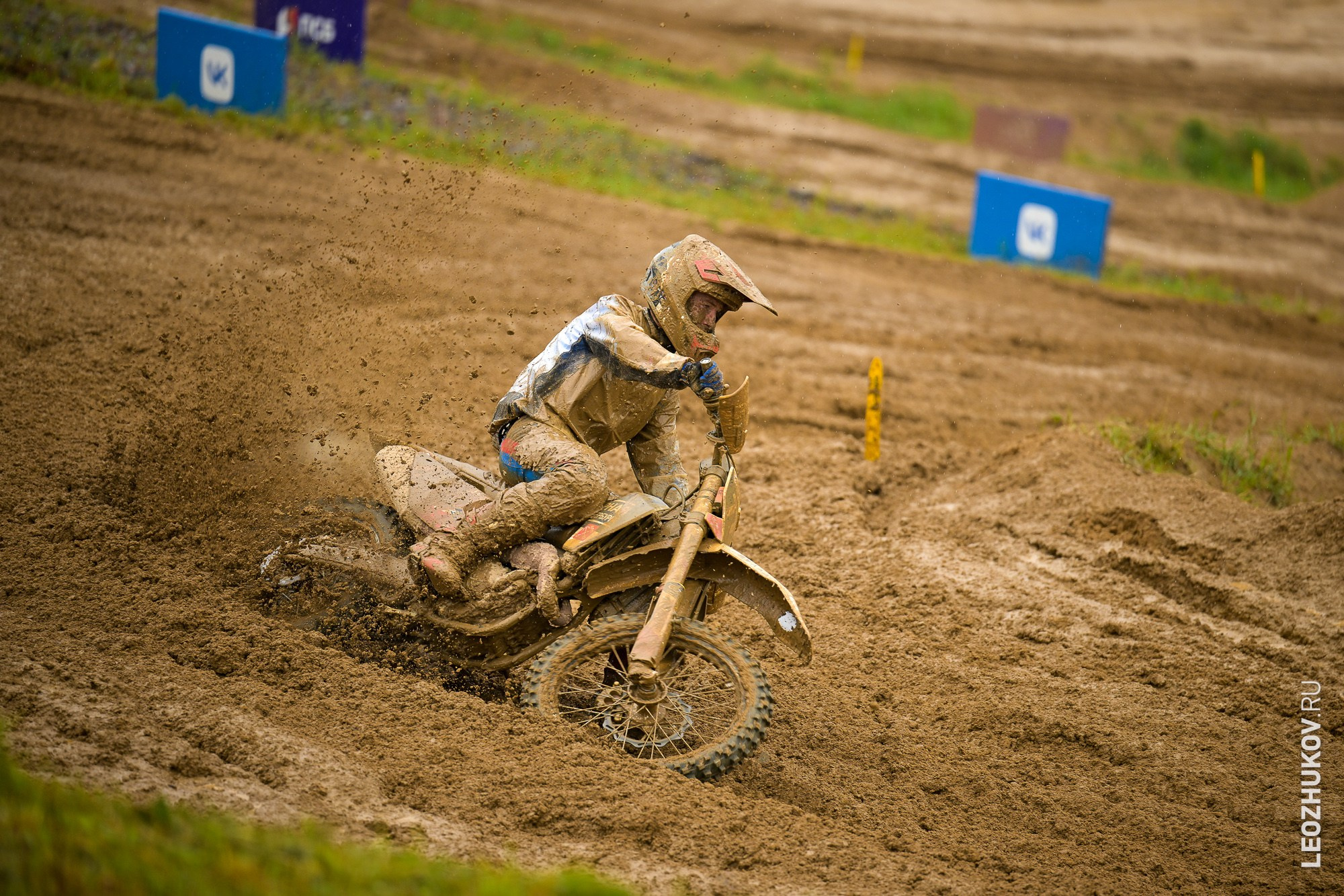 1 round of ММТ RGP russian motocross championships. Sports photographer Leonid Zhukov