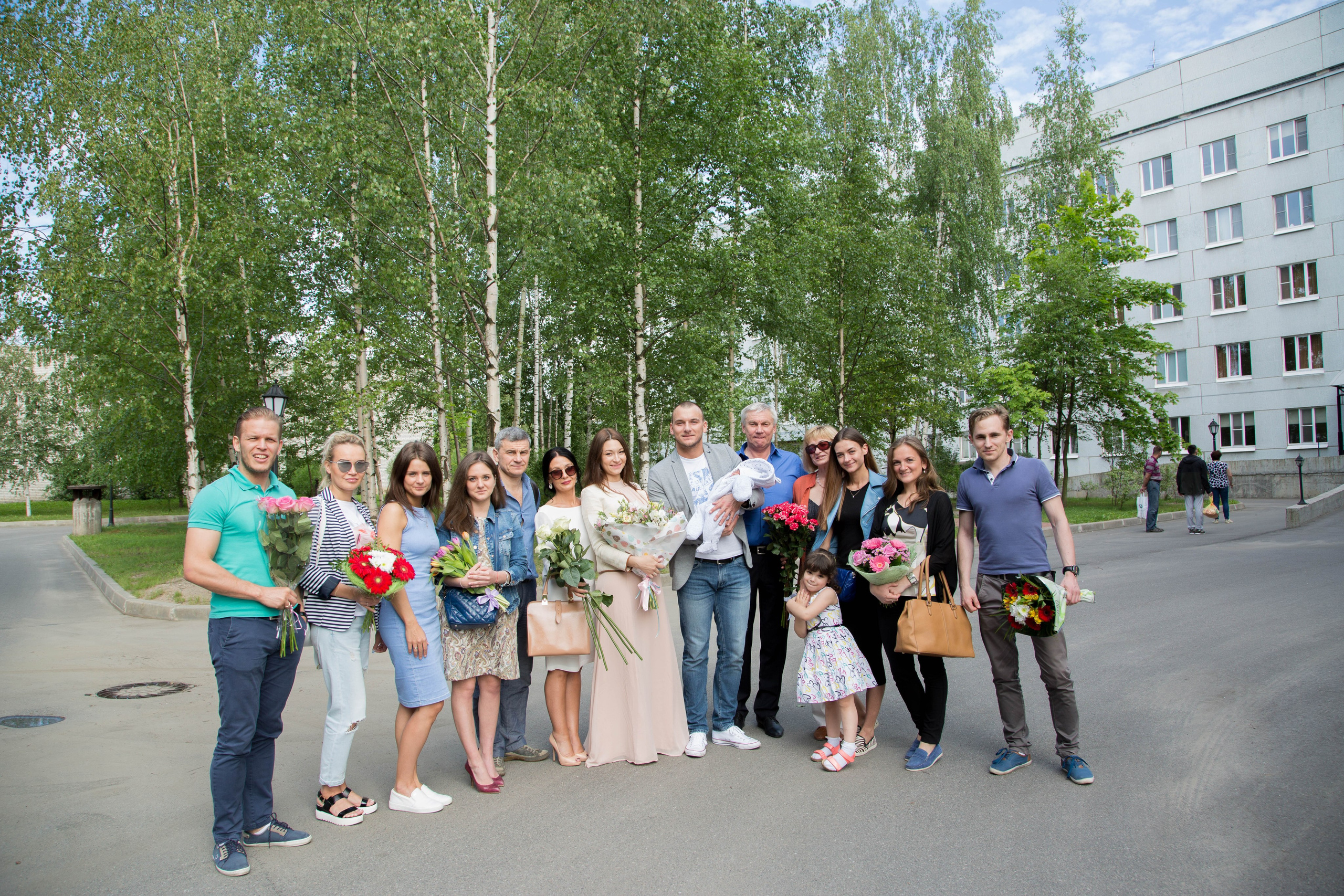 Выписка из роддома. Фотограф новорожденных в Санкт-Петербурге Вишнякова Светлана