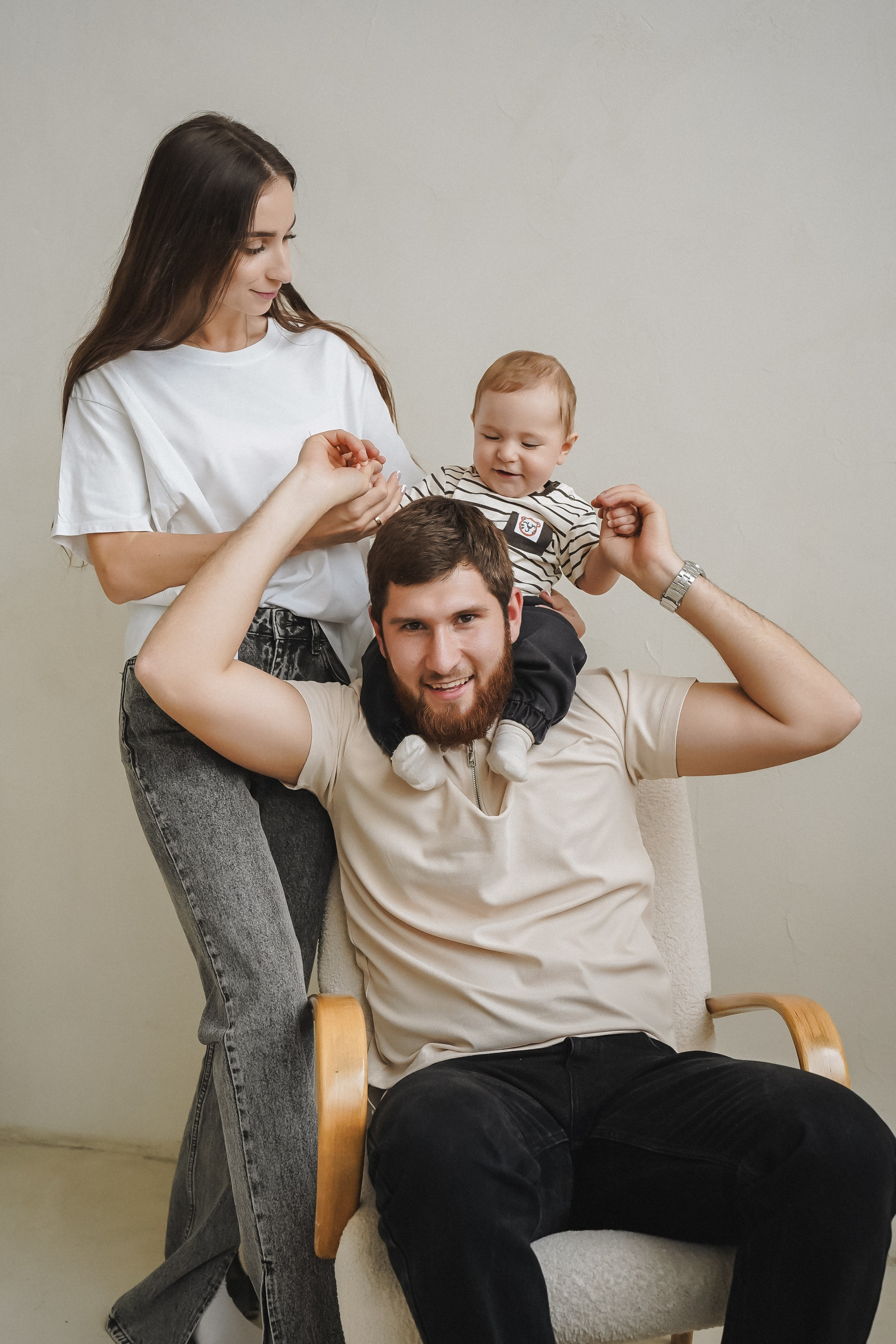 Ира, Вадим и Лёва. Свадебный фотограф в Москве Яна Деньгина