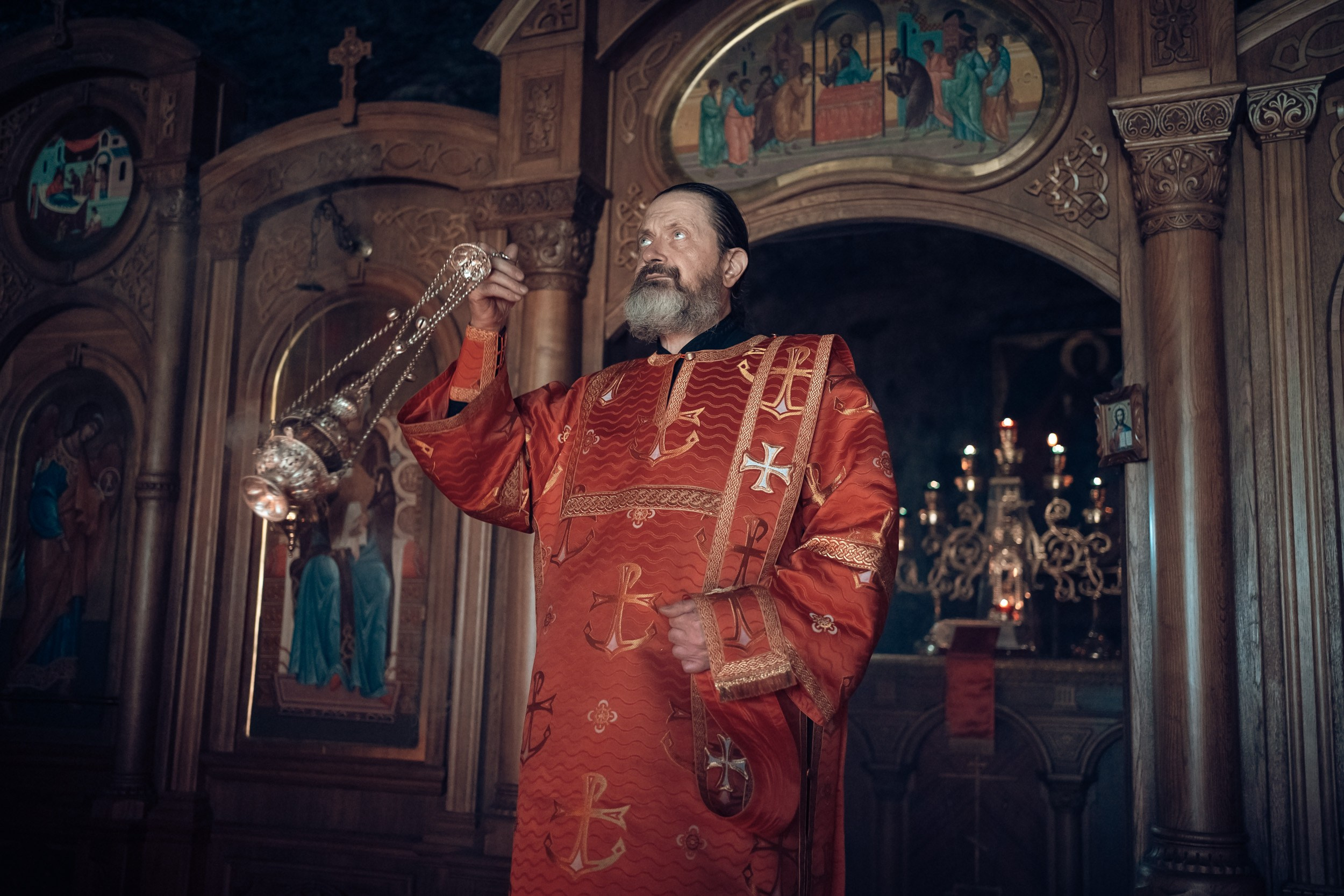 Престольный праздник пещерного скита Вмч.Феодора Стратилата, Крым. Церковный фотограф Севастополь