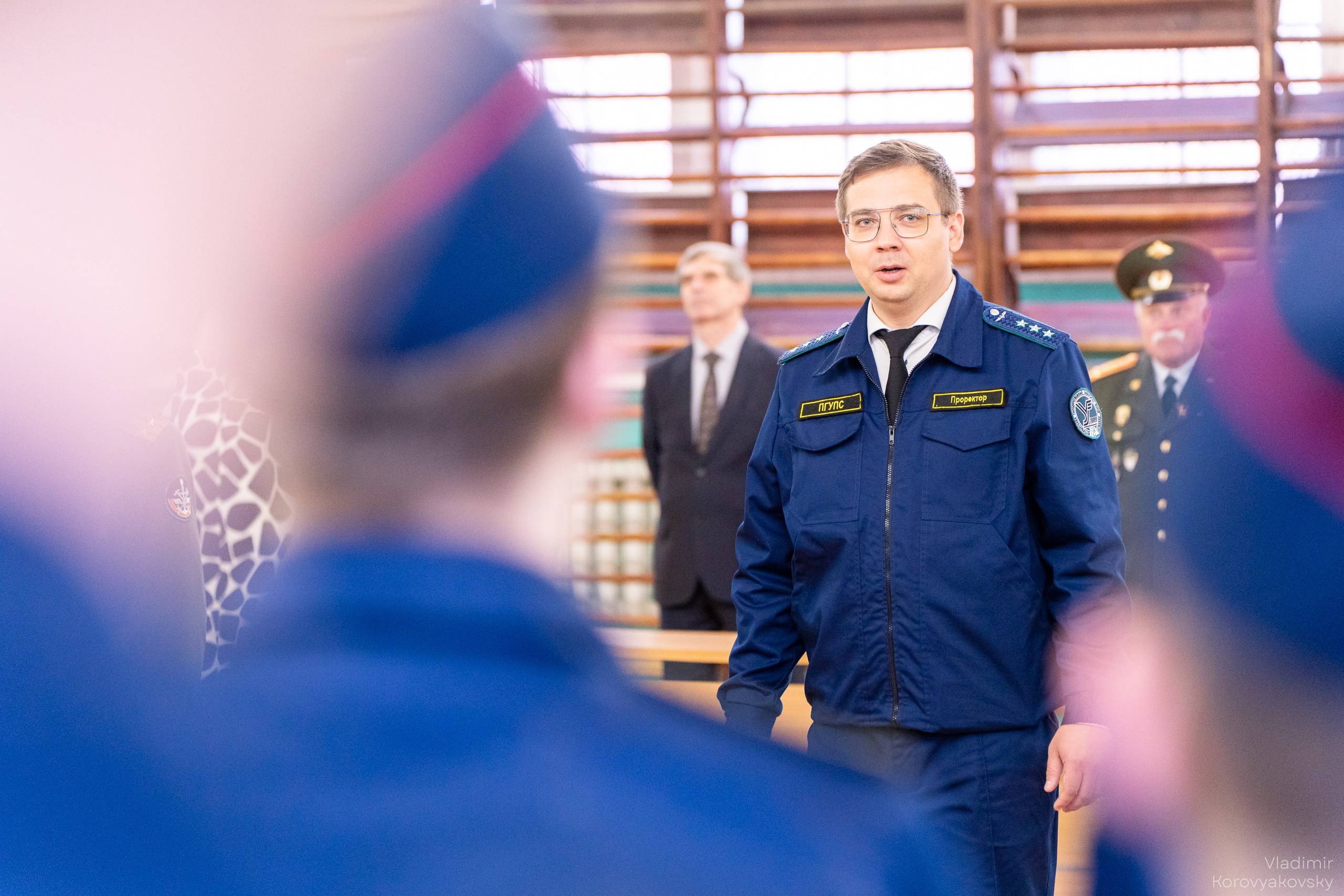 Торжественное закрытие курса военной подготовки. Фотограф Владимир Коровяковский