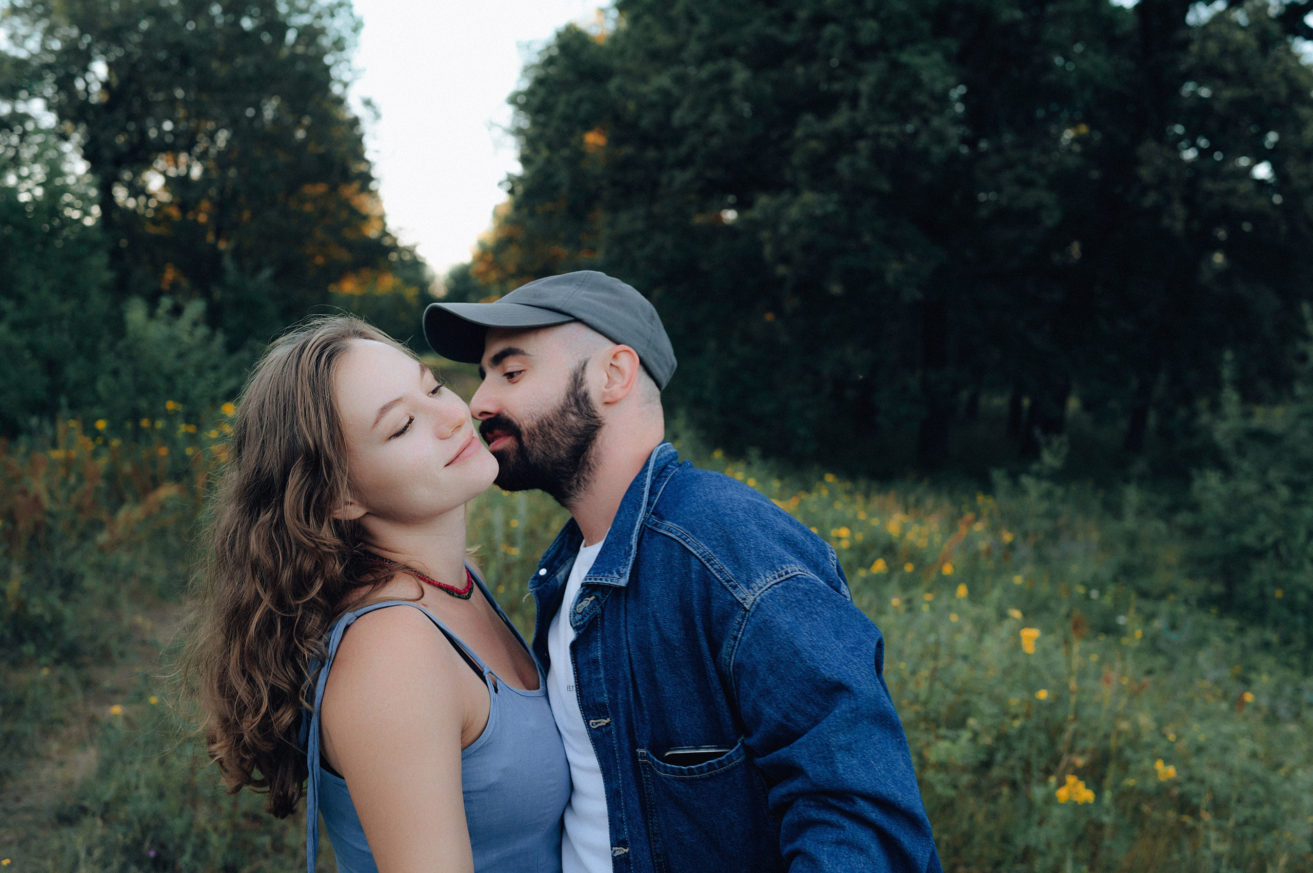 Лес.закат.Вика и Денис. Детский и семейный фотограф Катерина Мишина