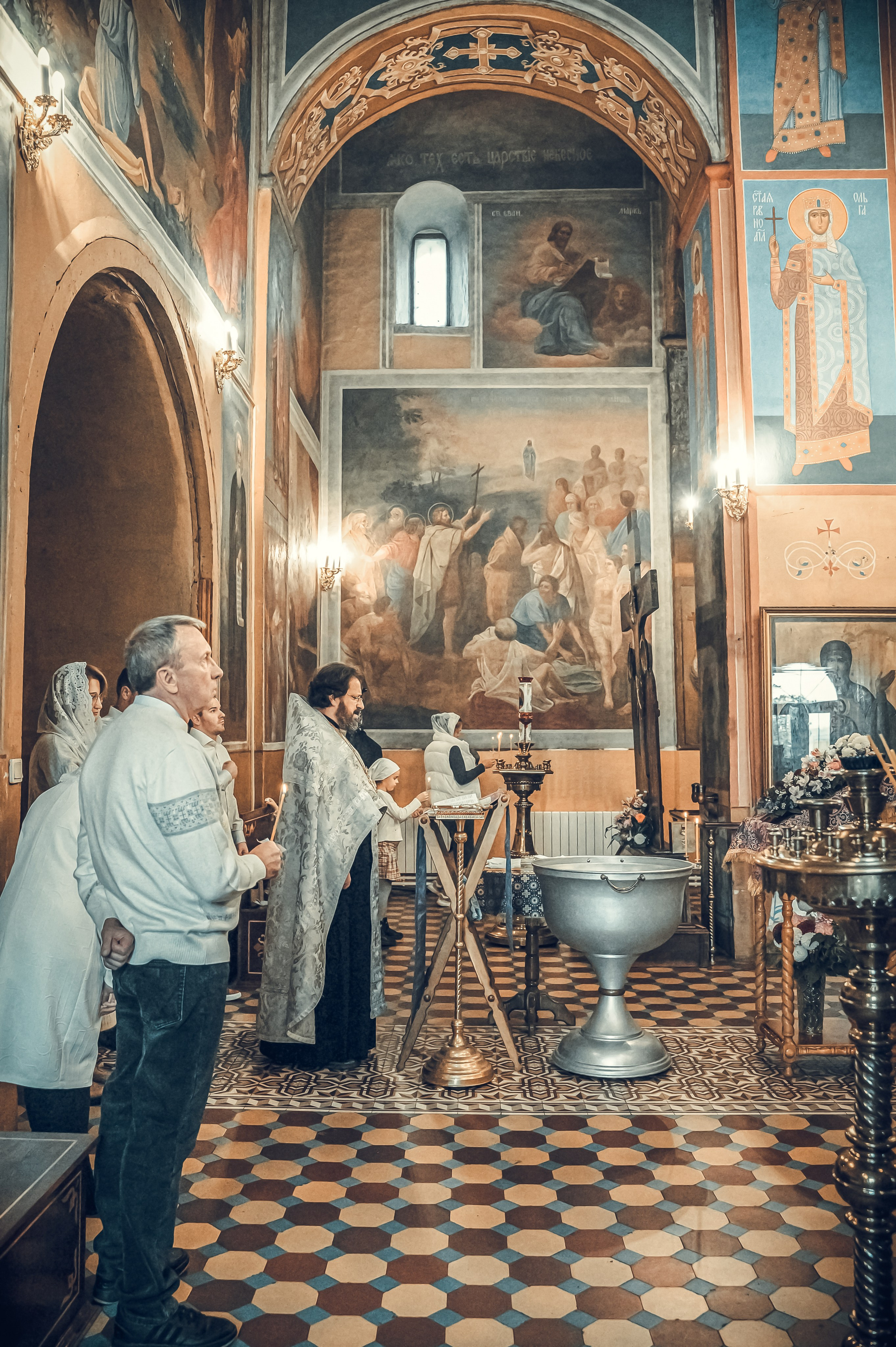 Крещение Есении Церковь Рождества Пресвятой Богородицы