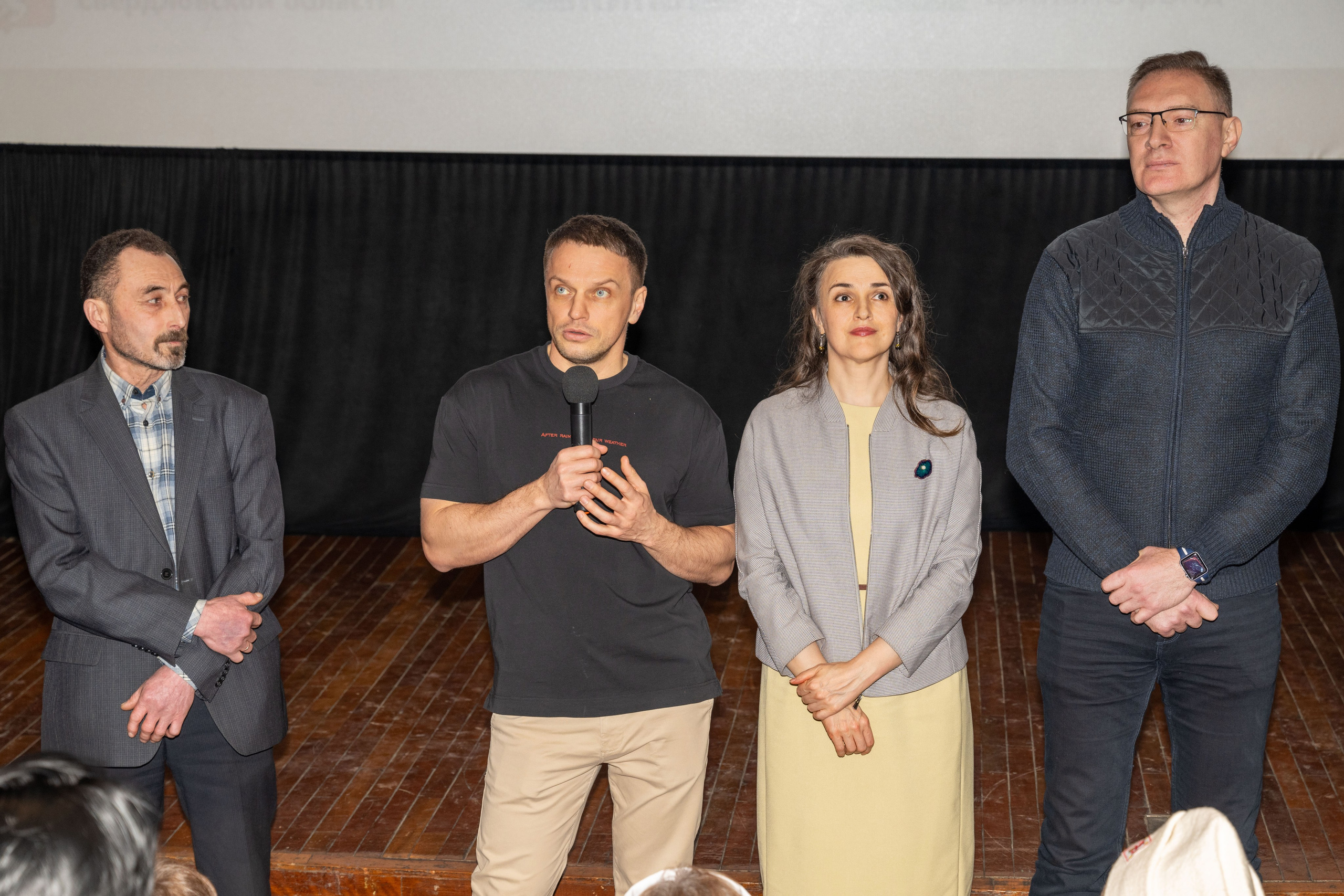 Съёмка в Доме кино