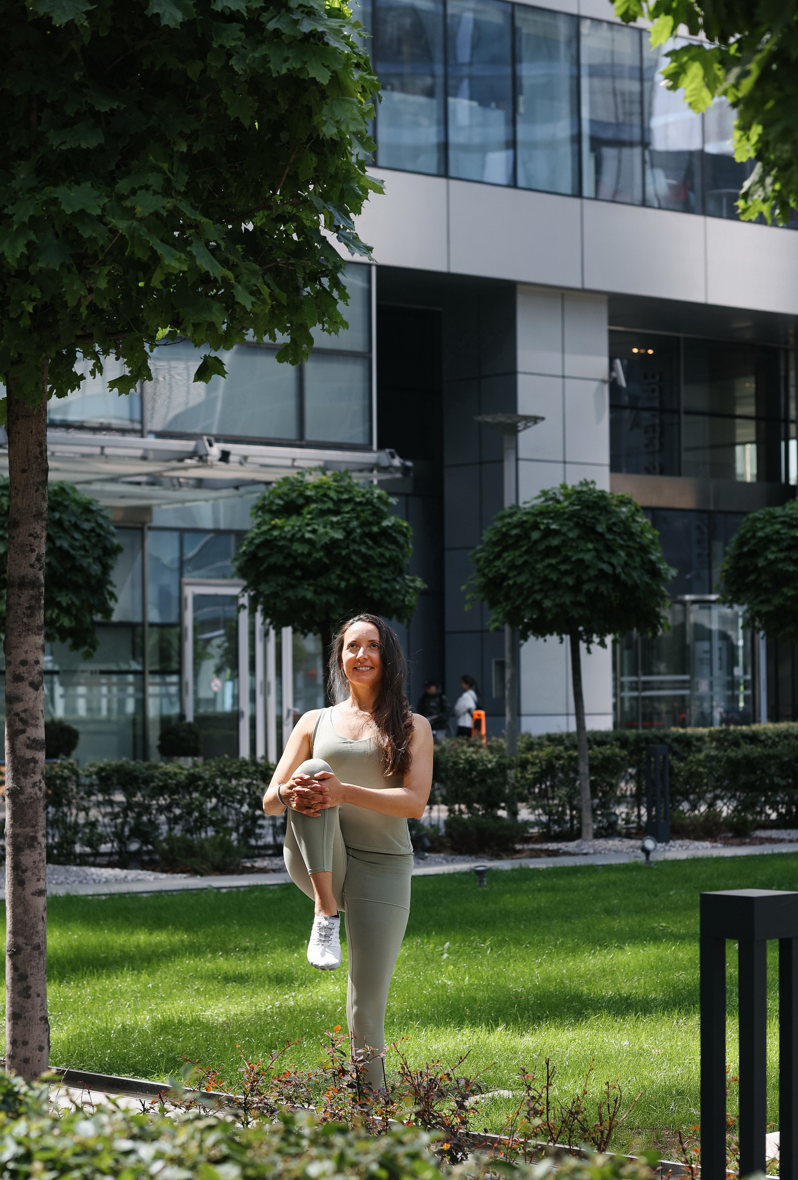 Йога на крыше Москва-Сити. Портретный фотограф Москва