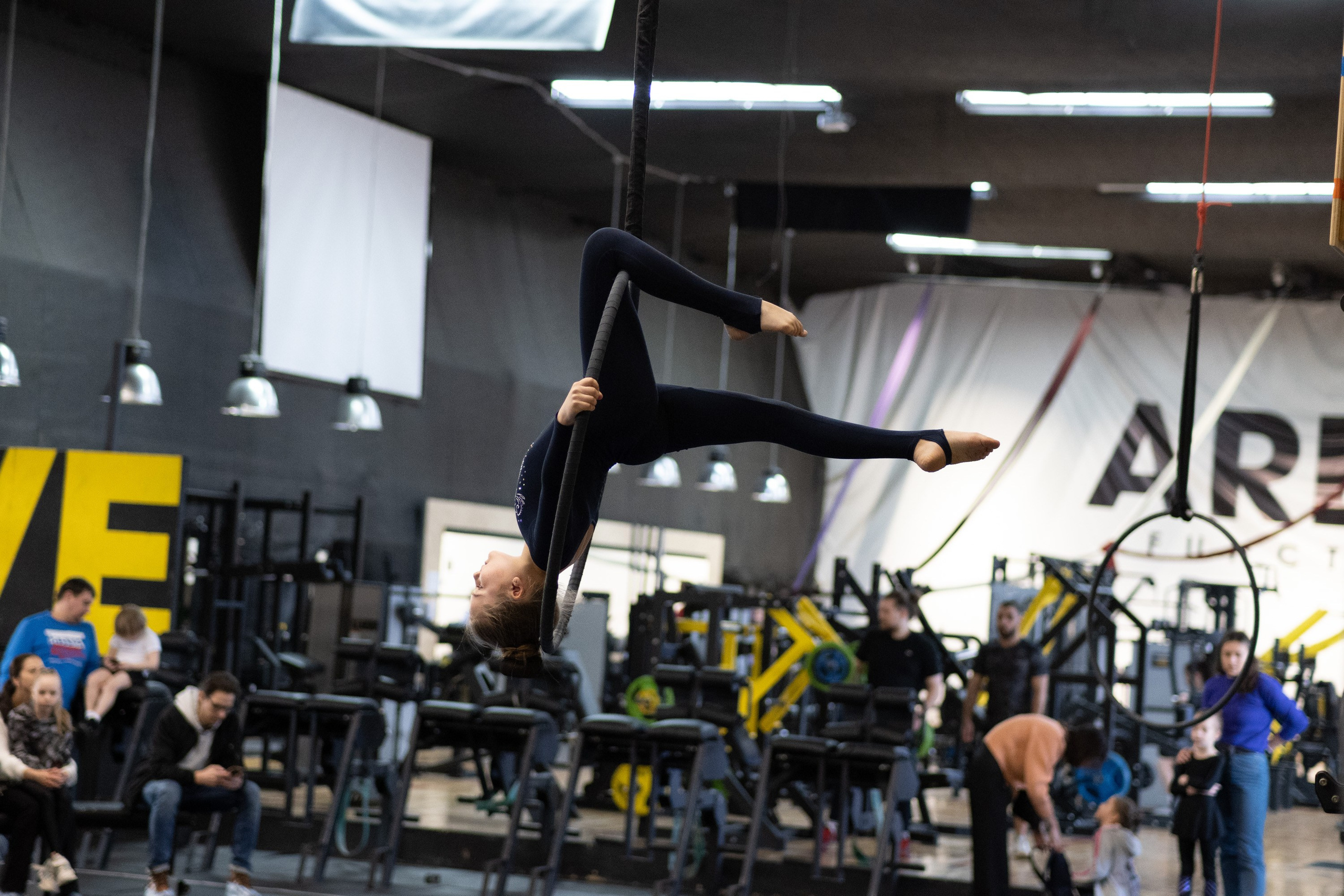 Внутриклубные соревнования по воздушной гимнастике 02.04.23