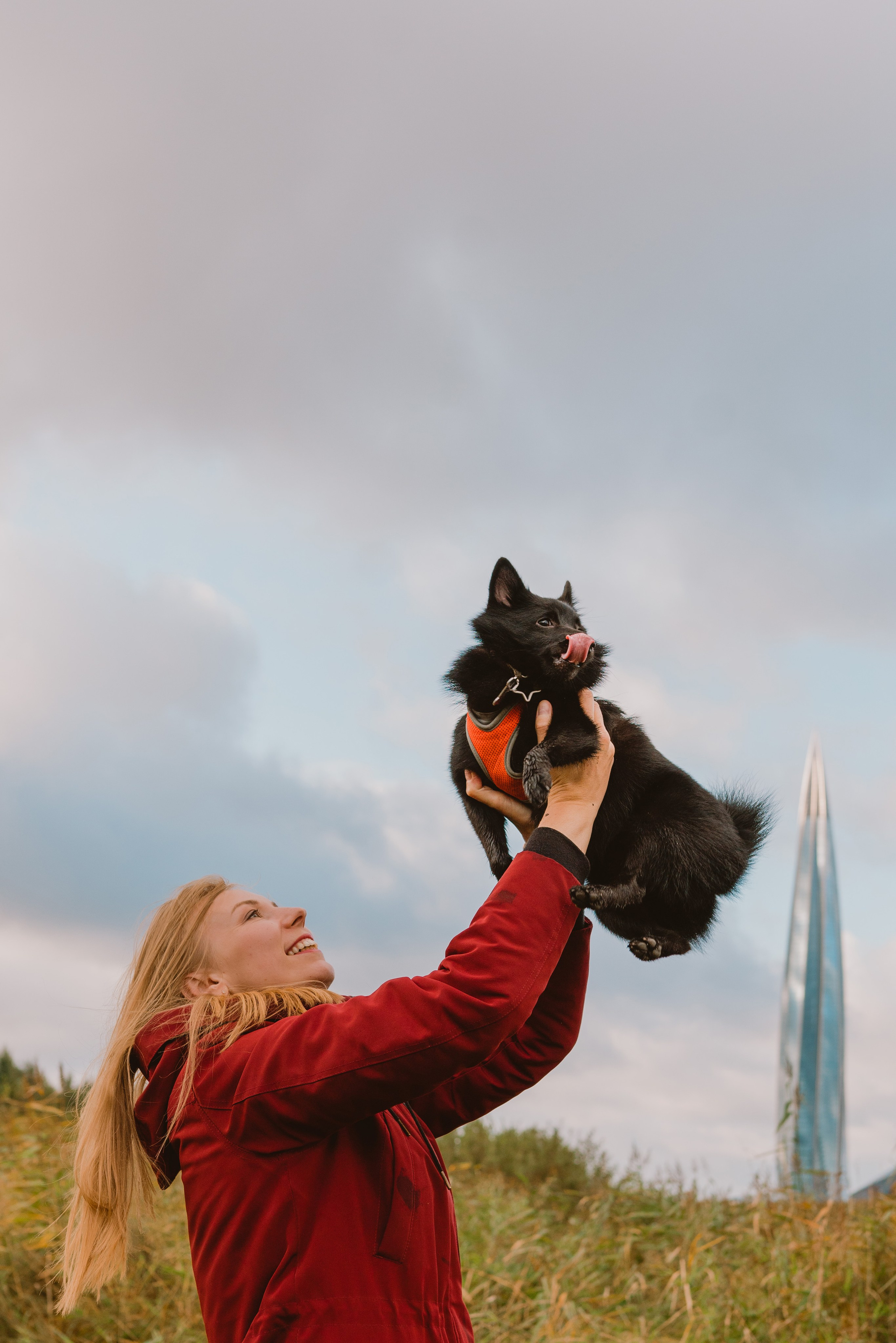 Евгения и Акула. Фотограф анималист в Спб недорого Олеся Майорова