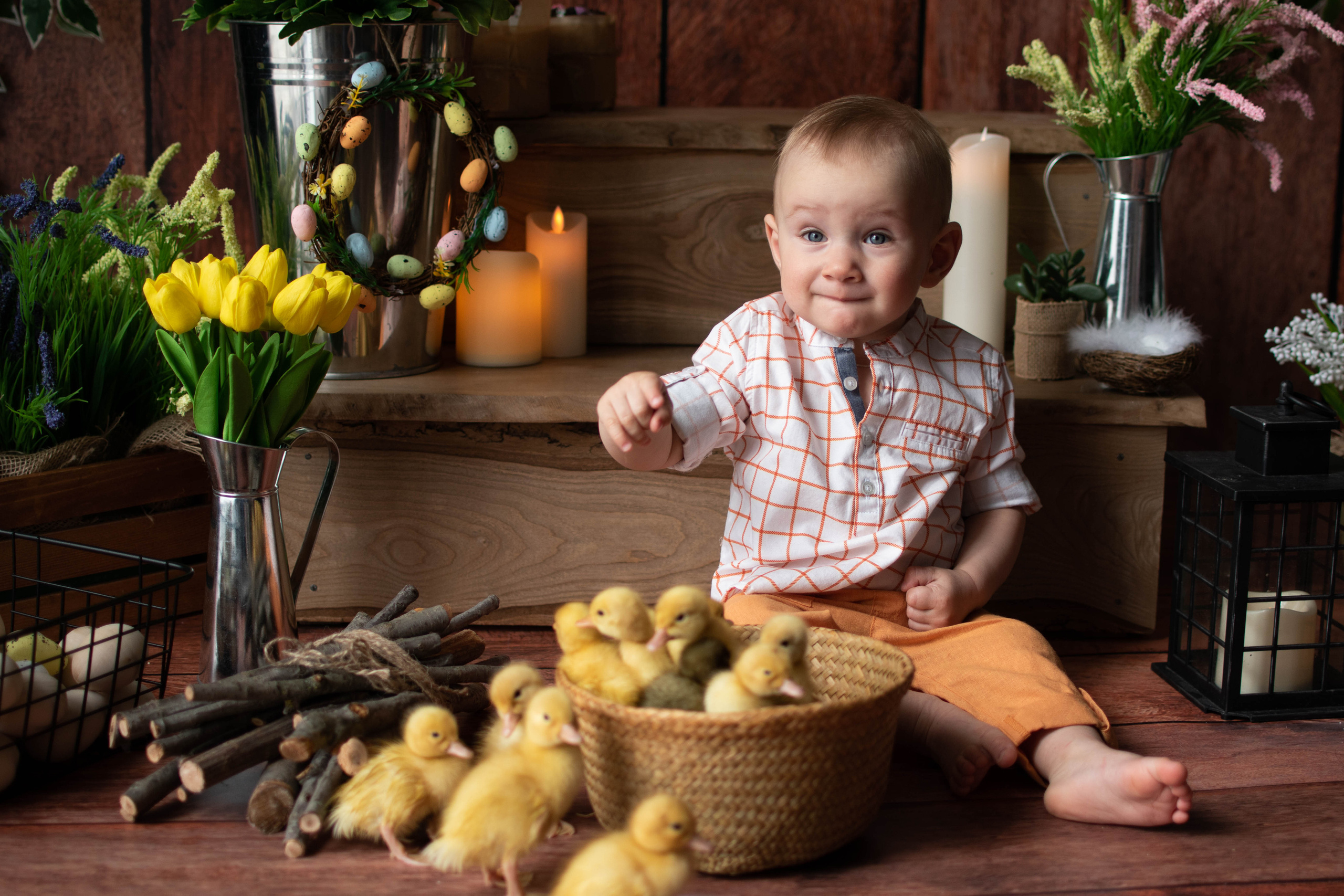 Ростик с утятами. Семейный и детский фотограф в Белгороде Сёмкина Екатерина