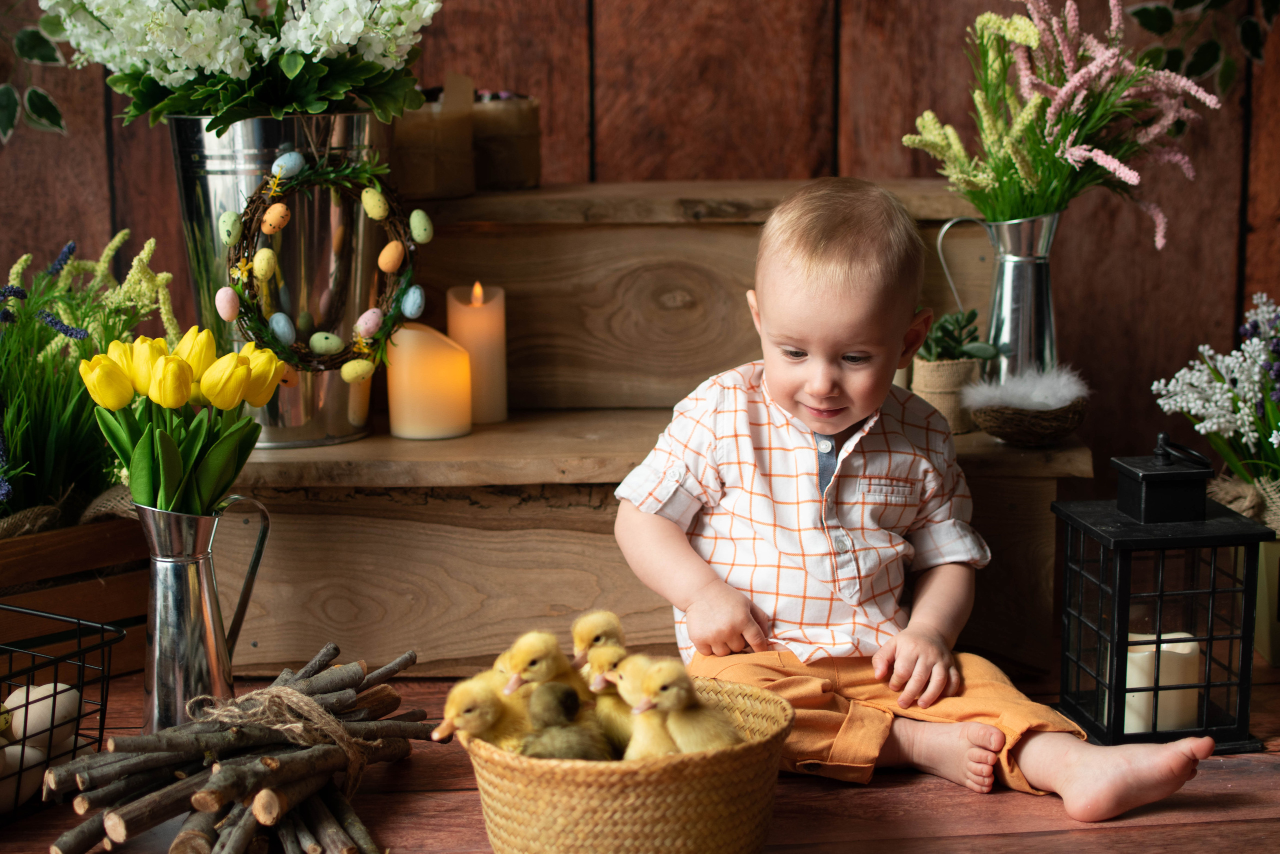 Ростик с утятами. Семейный и детский фотограф в Белгороде Сёмкина Екатерина