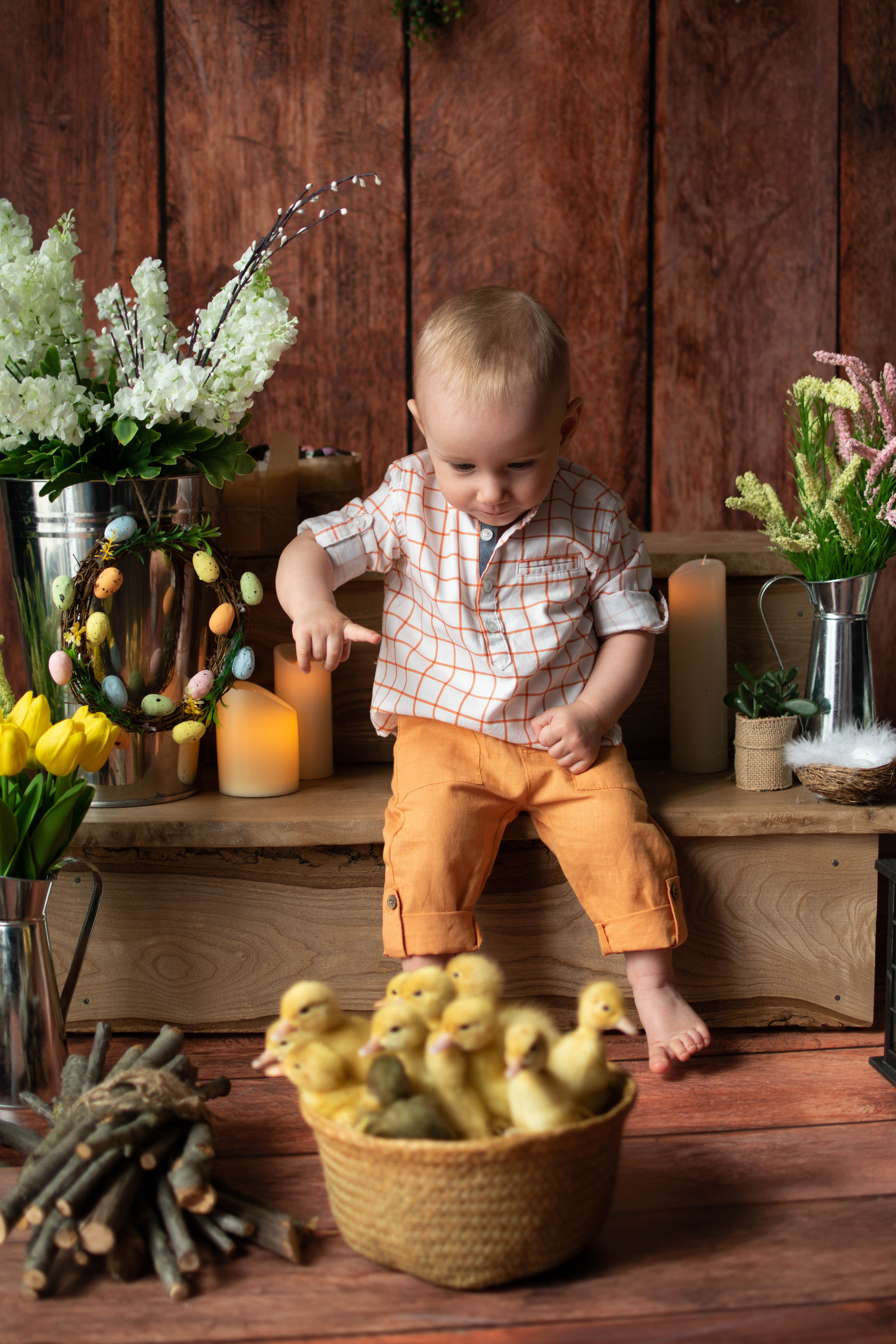 Ростик с утятами. Семейный и детский фотограф в Белгороде Сёмкина Екатерина
