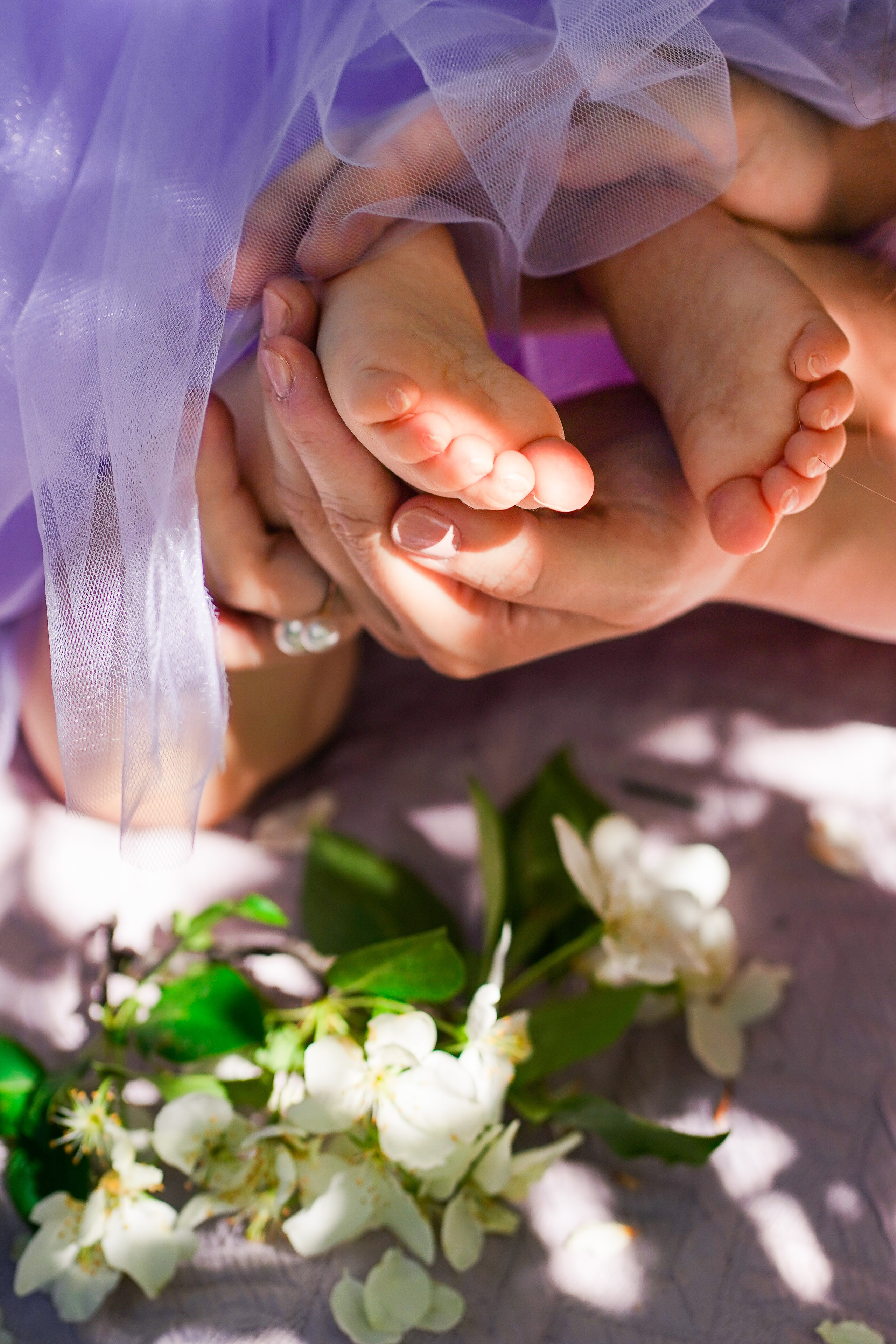 Сиреневая фотосессия на 1 годик. Семейный и портретный фотограф в Екатеринбурге Анна Лобанова