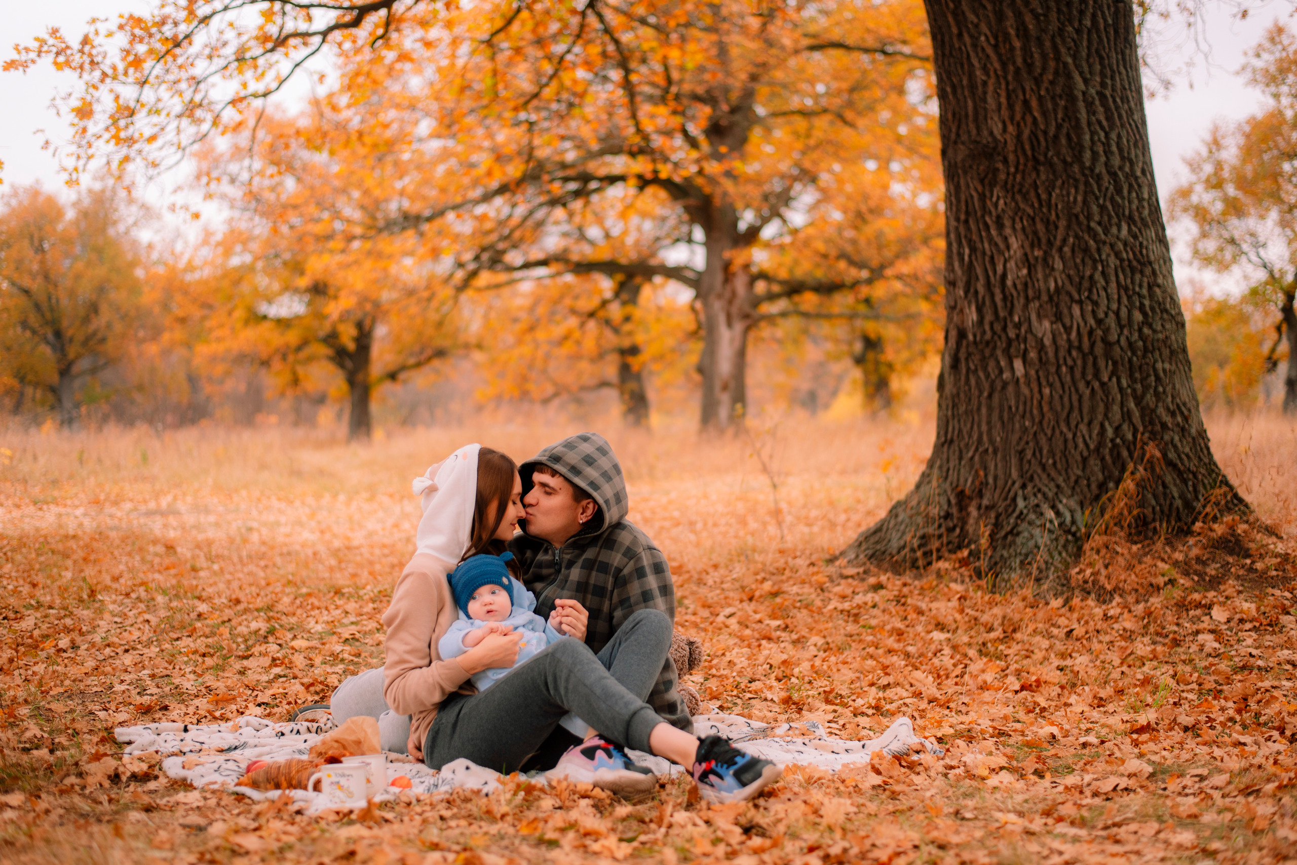 Семейная фотосессия осенью. Семейный и свадебный фотограф в Рязани Лиза Голованова