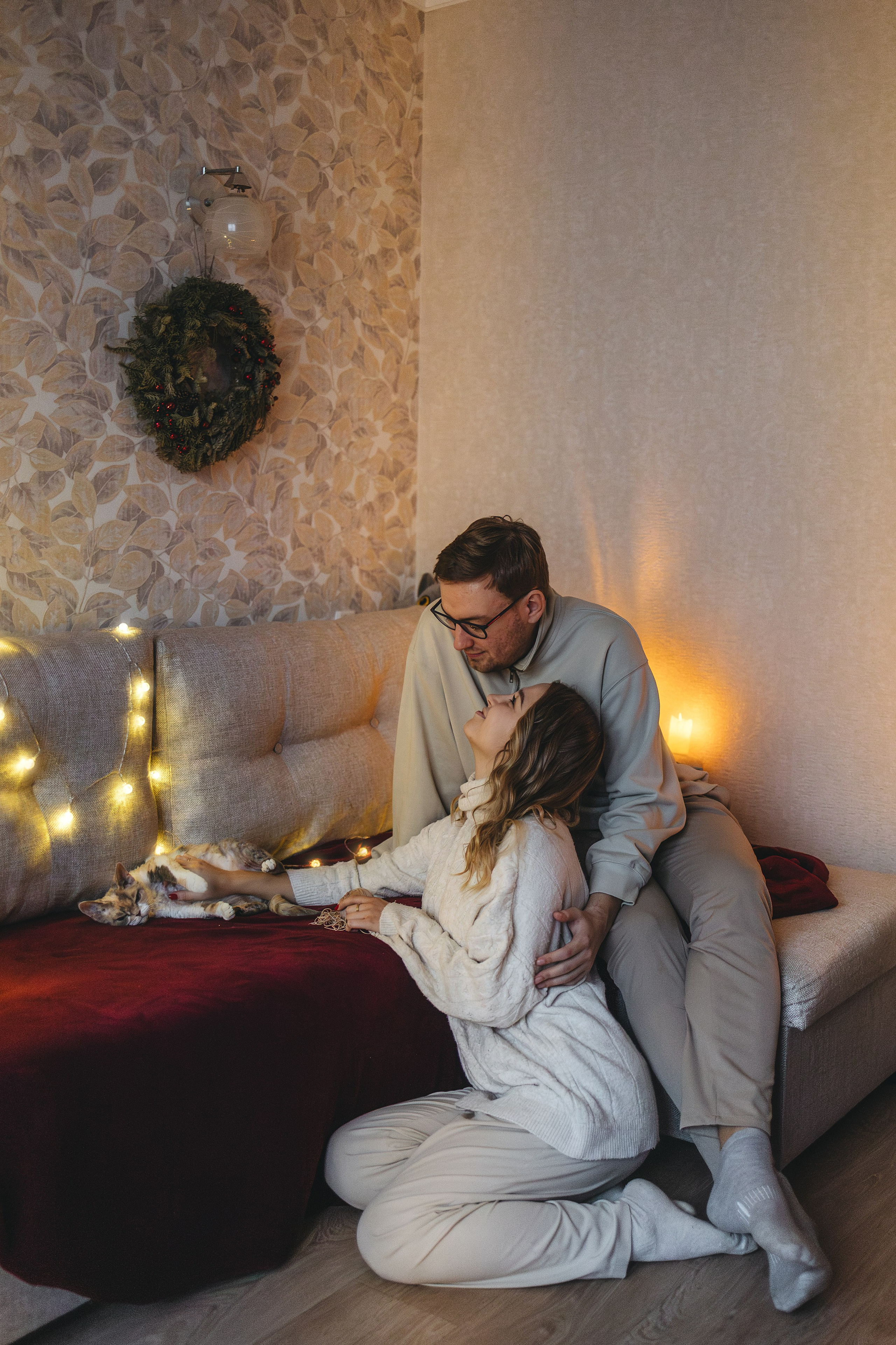 Домашняя новогодняя. Фотограф Анималист в Москве Анастасия Жучкова