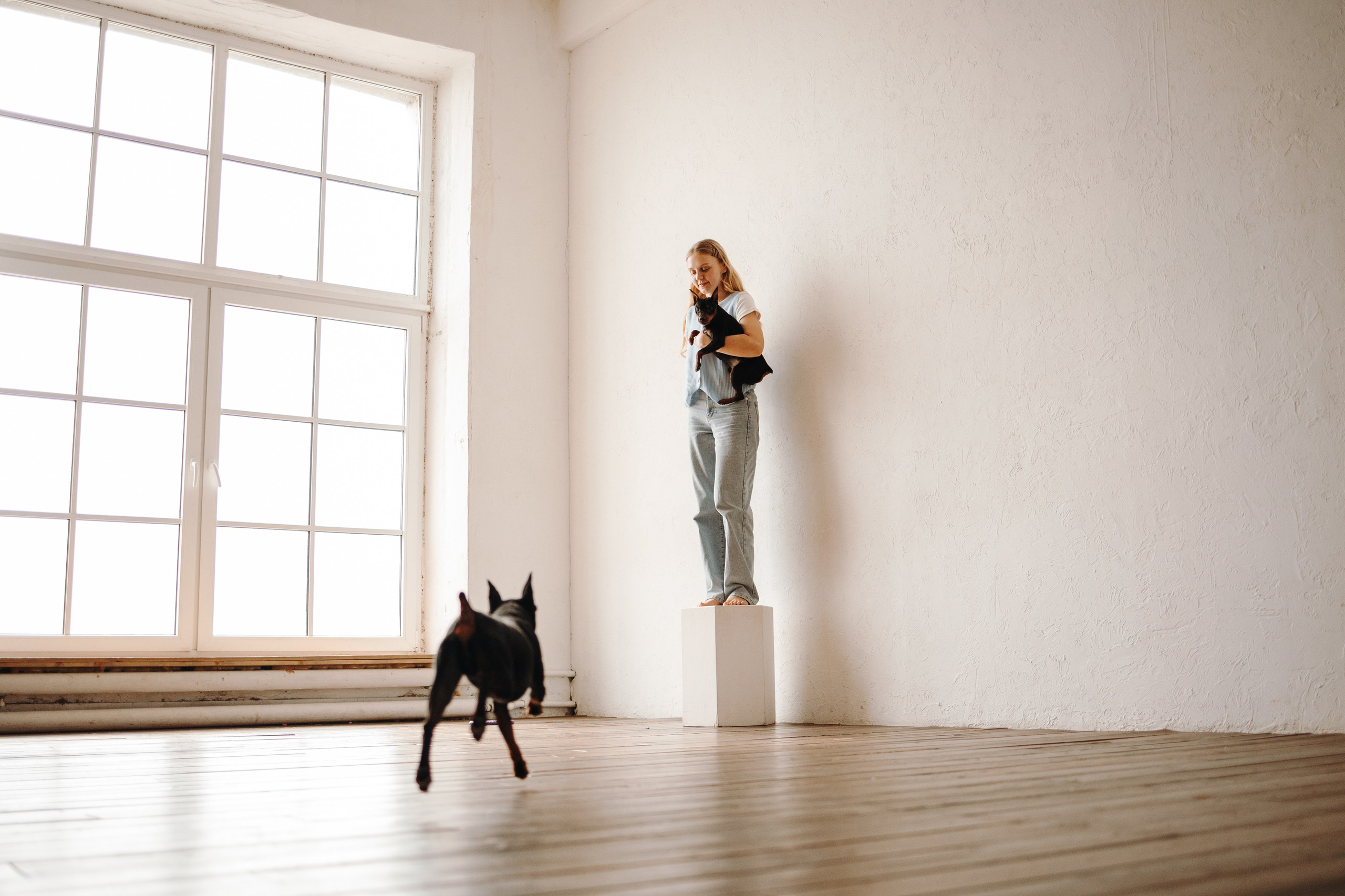 Катя и ее мальчики. Фотограф — Анималист | Санкт-Петербург