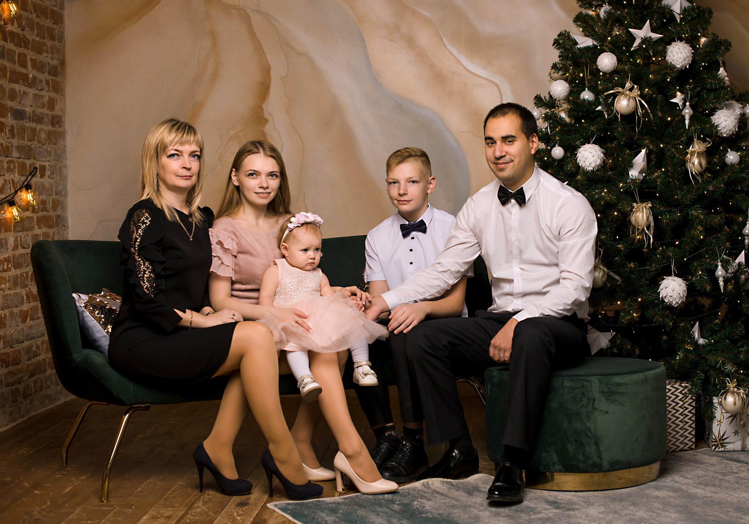 Семейная новогодняя. Конный фотограф в Саратове Юлия Иванова