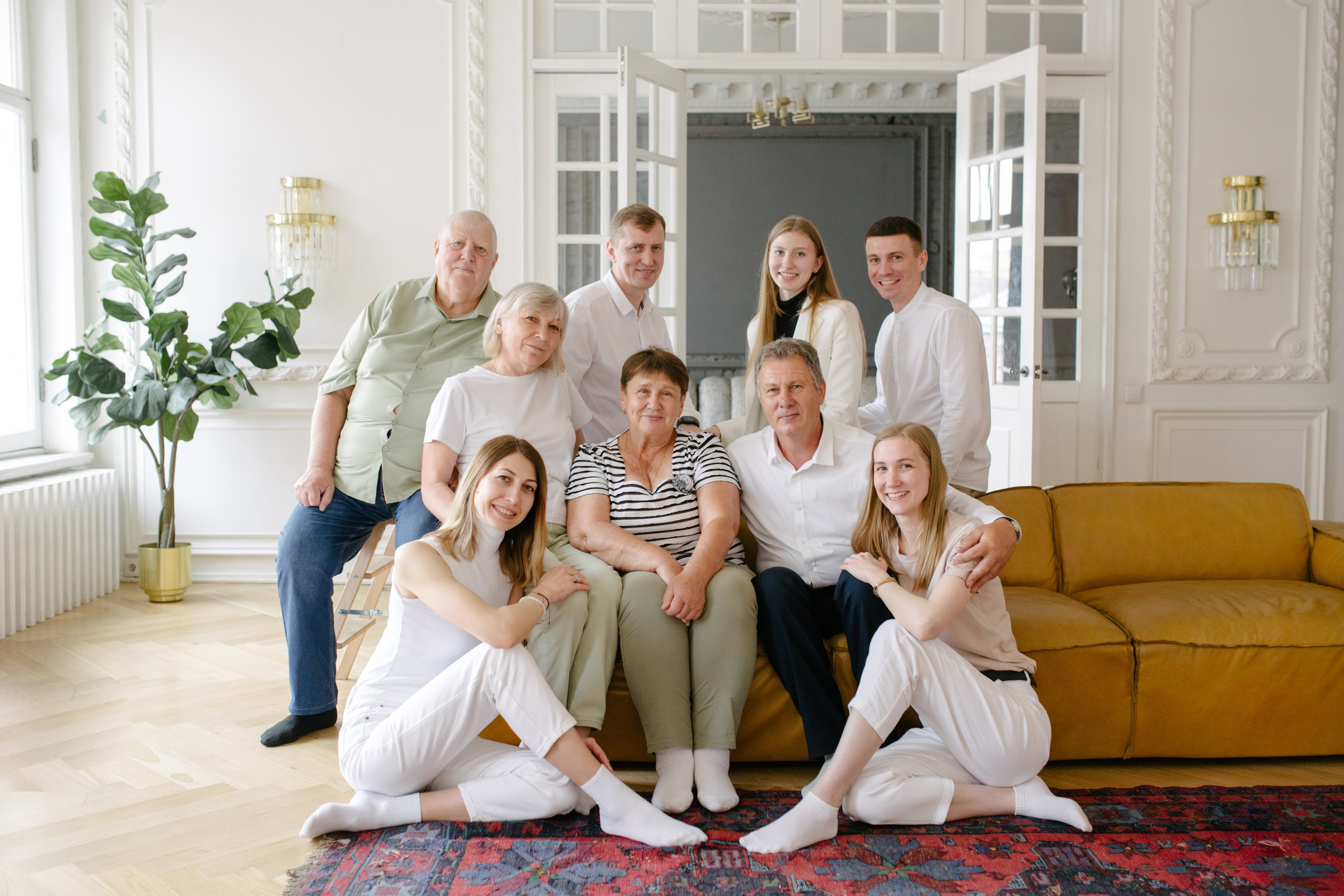 3 поколения, семейная. Свадебный и семейный фотограф в Санкт-Петербурге Исупова Юлия