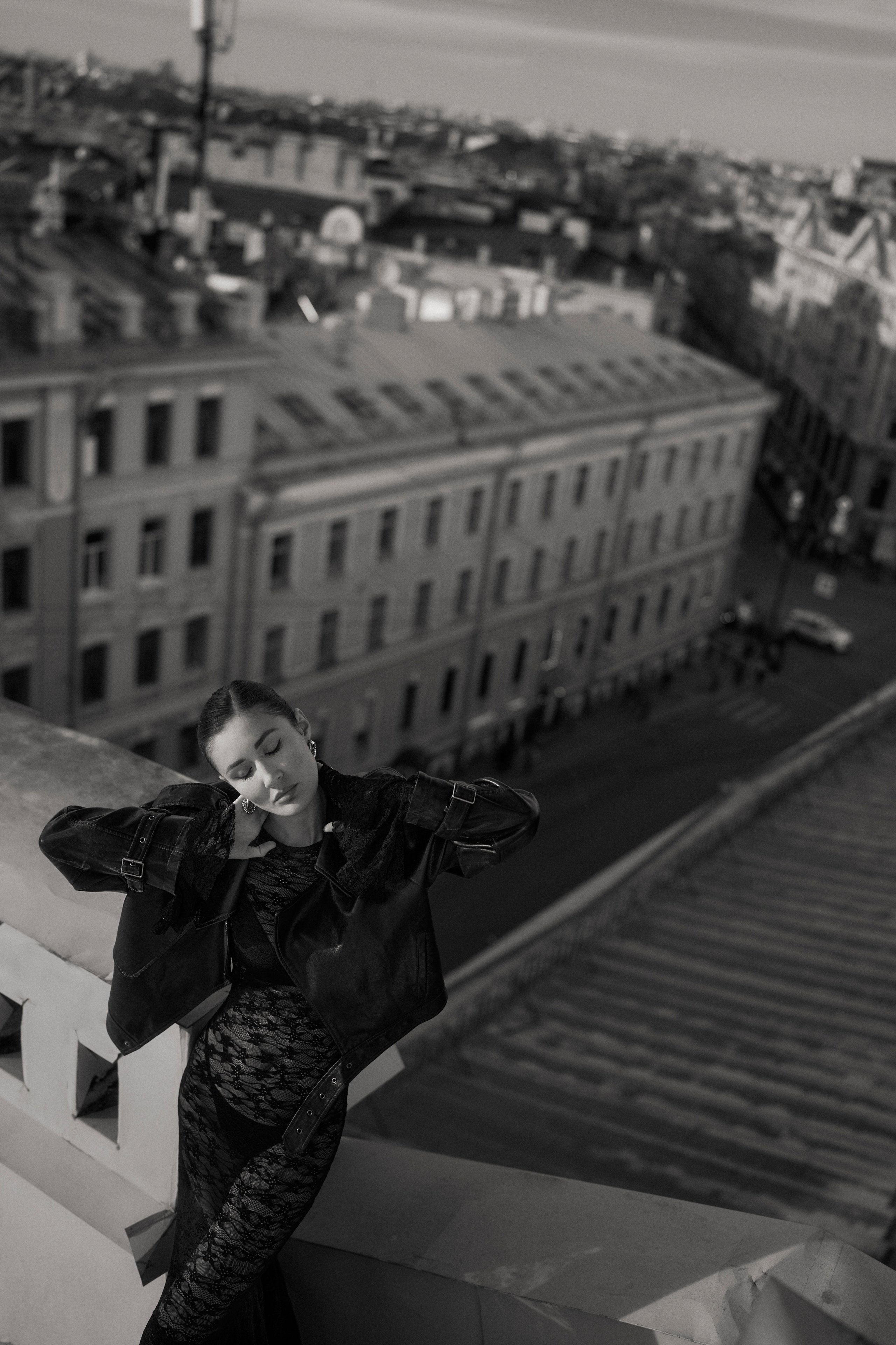 Фотосессия на крыше для Юли. Фотограф в Санкт-Петербурге Юлия Магдич