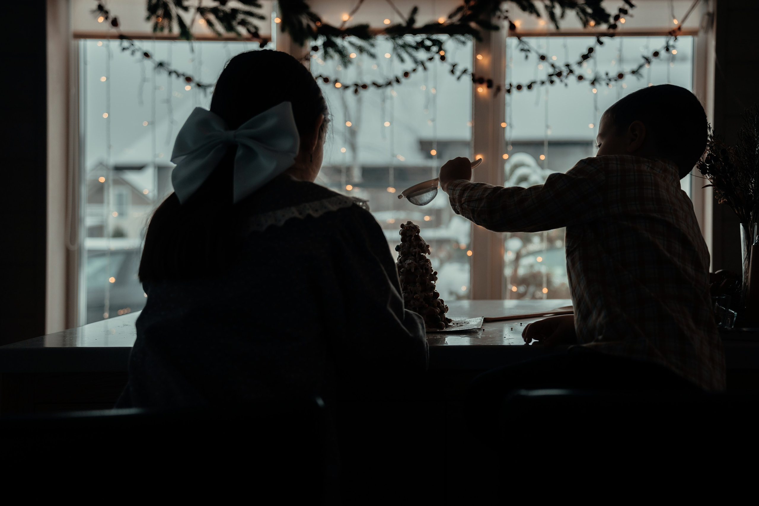 Олег и Лиза новогоднее. Фотограф Женя Пашкина