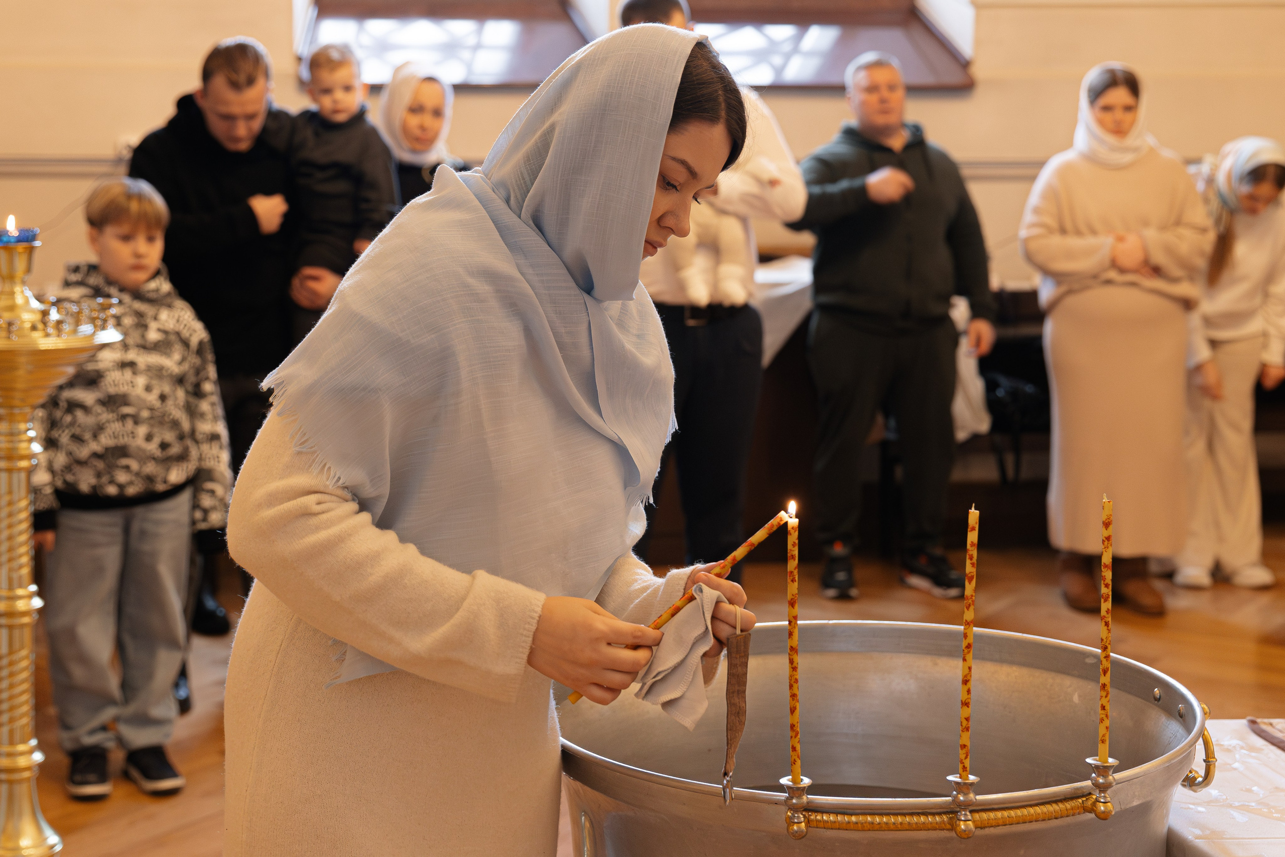 Крещение в Свято-Екатерининском кафедральном соборе. Свадебный фотограф и видеограф Краснодар, Ростов, Сочи, Новороссийск