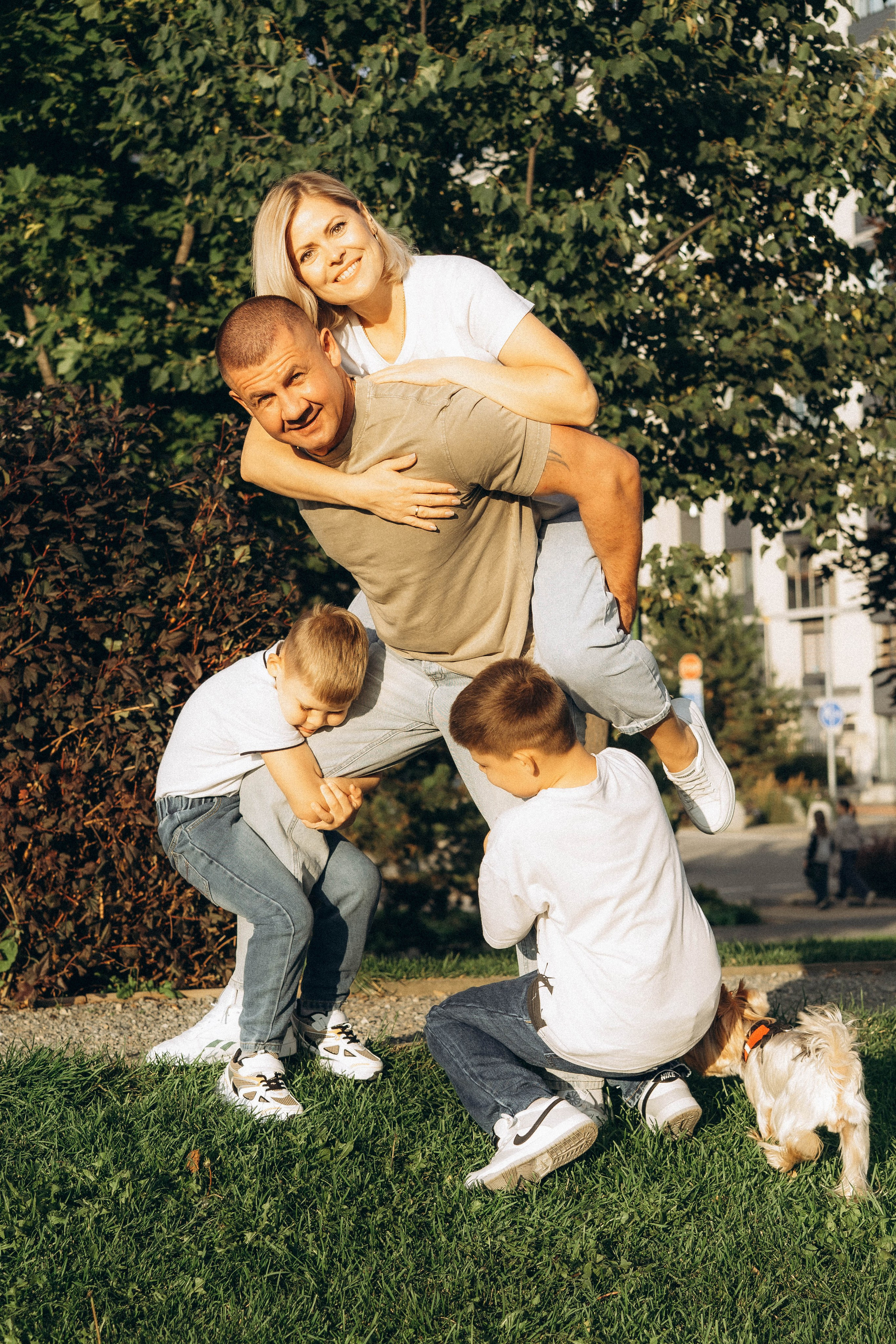 Семейная сьемка в парке. Фотограф Екатеринбург Кокшарова Александра